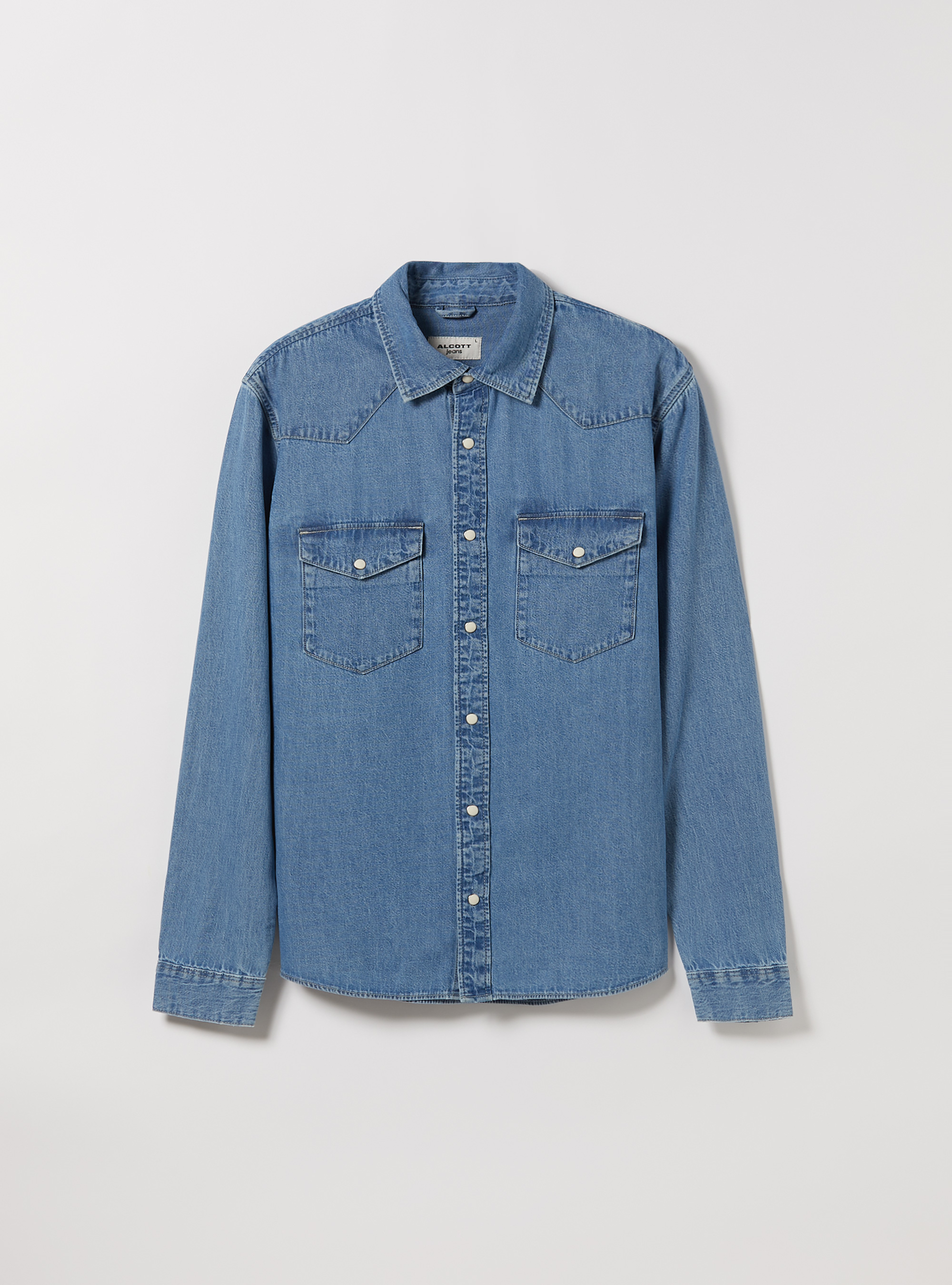 Denim shirt, D005 LIGHT BLUE