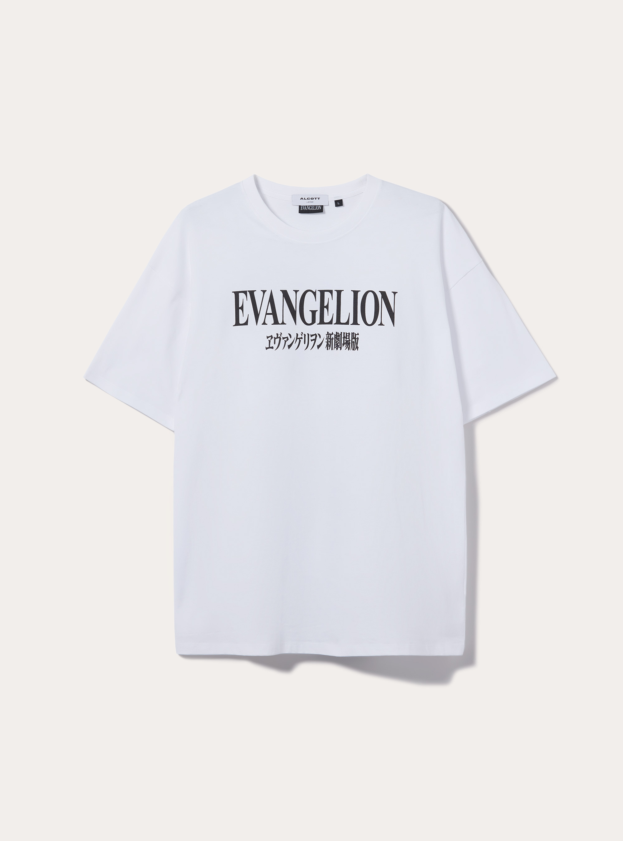 Camiseta Evangelion / Alcott, WH3 WHITE