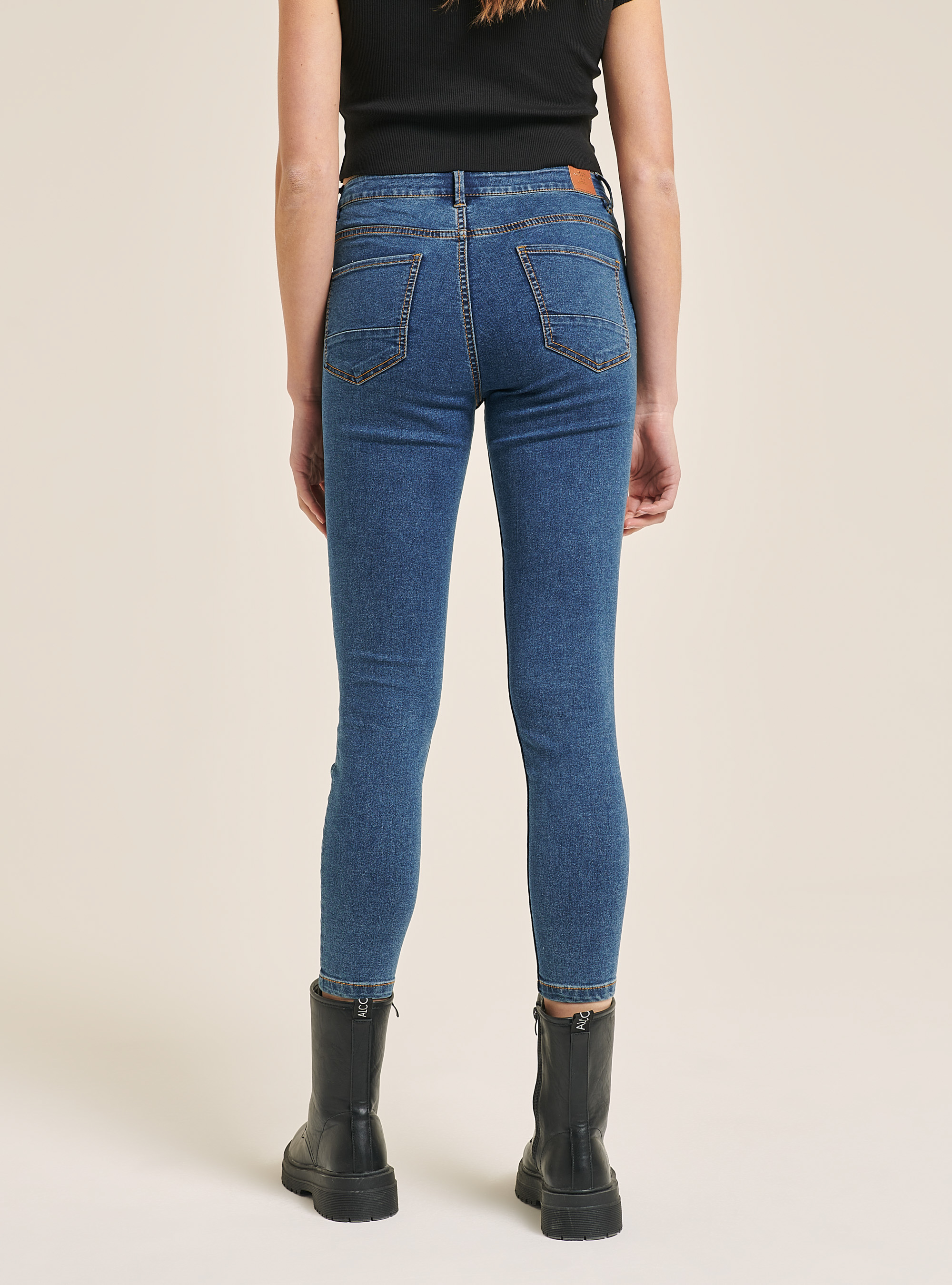 Jeans skinny fit cropped, AZURE