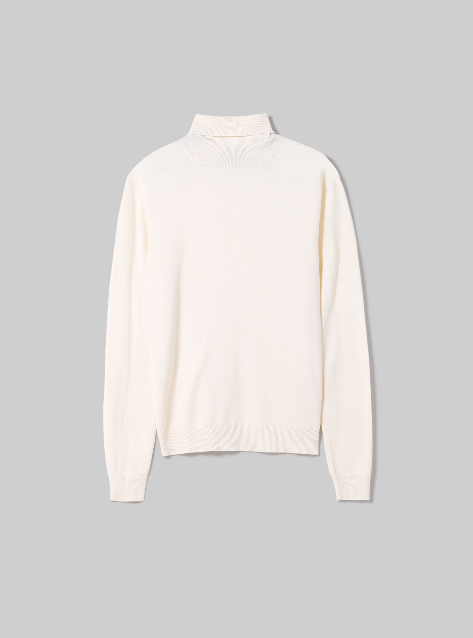Soft turtleneck pullover, WH1 OFF WHITE