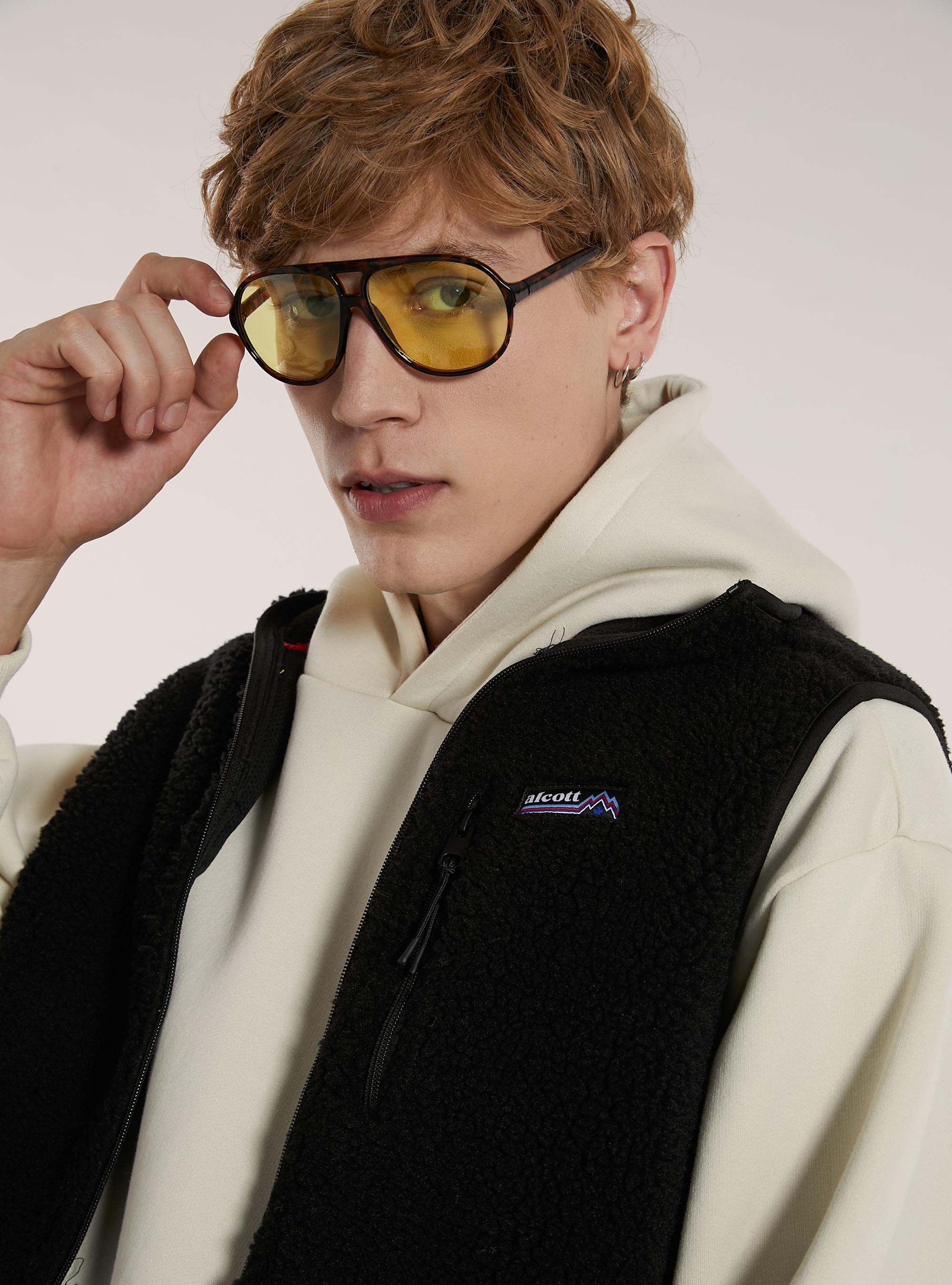 Teddy sleeve with contrasting details, BK1 BLACK