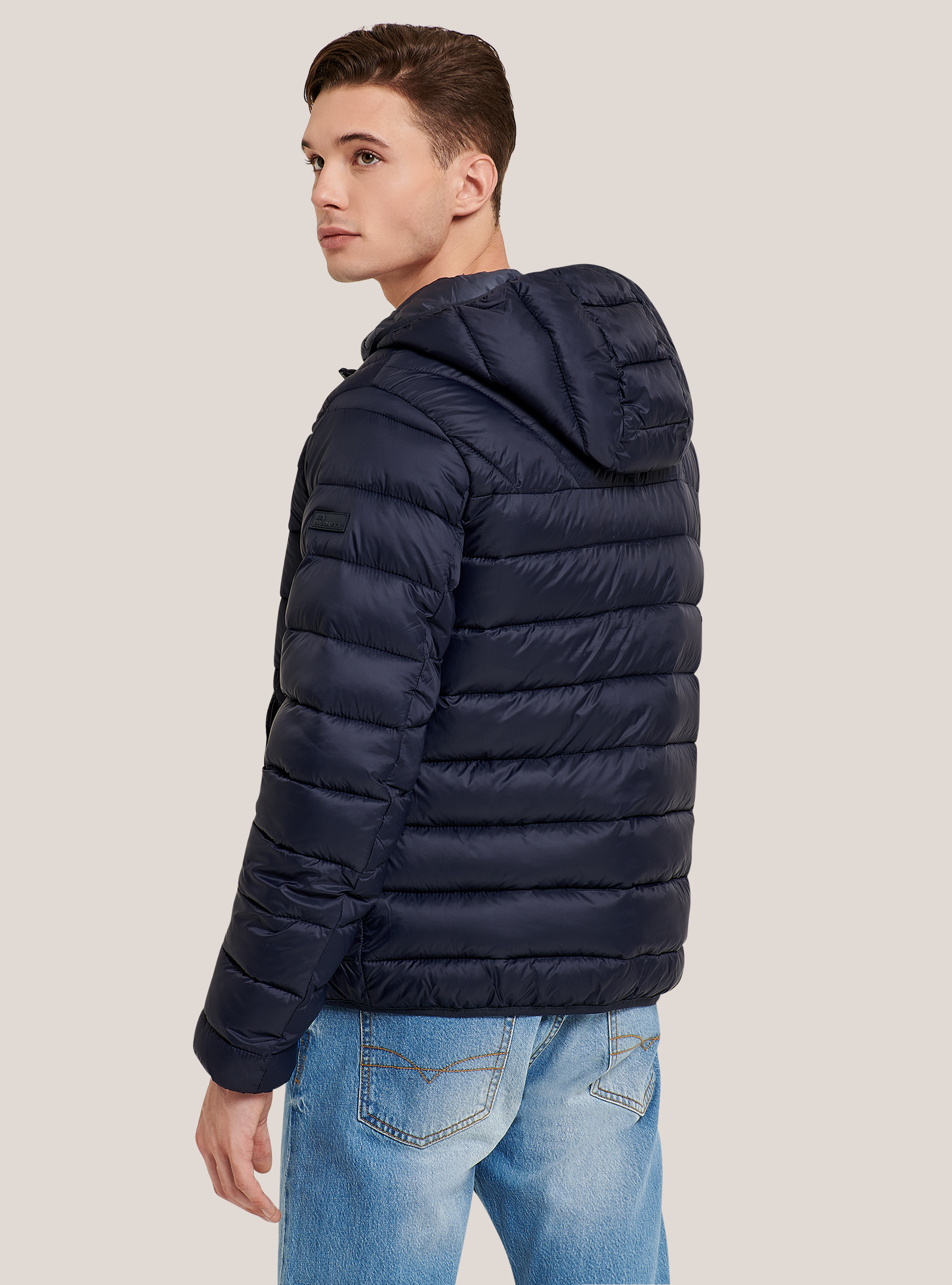 Basic jacket with 100% recycled padding, BLUE NAVY