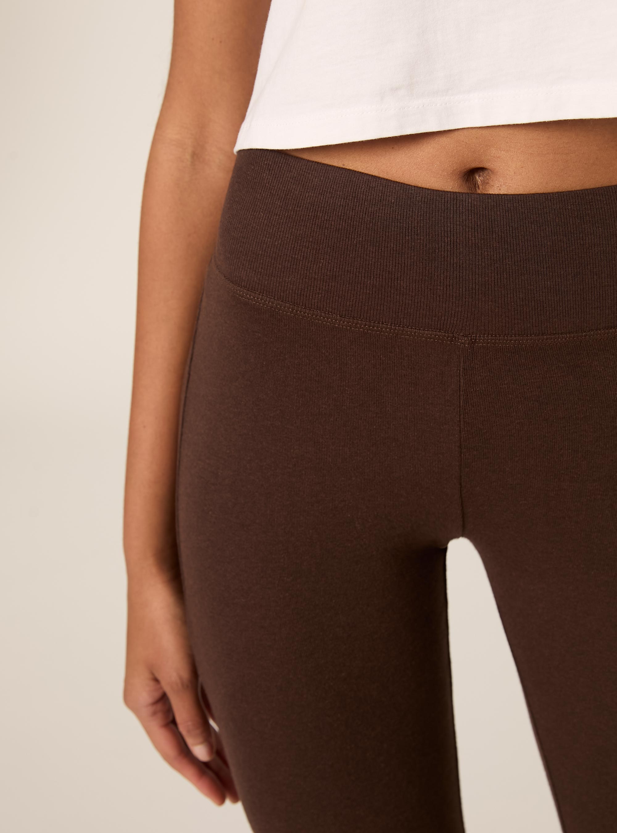 Flare-Leggings, BR1 BROWN DARK