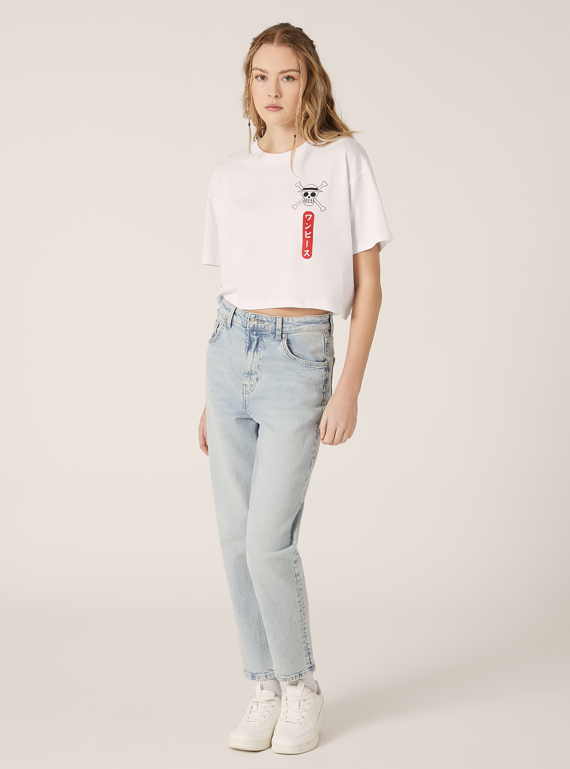 Maglietta One Piece / Alcott cropped, WH3 WHITE