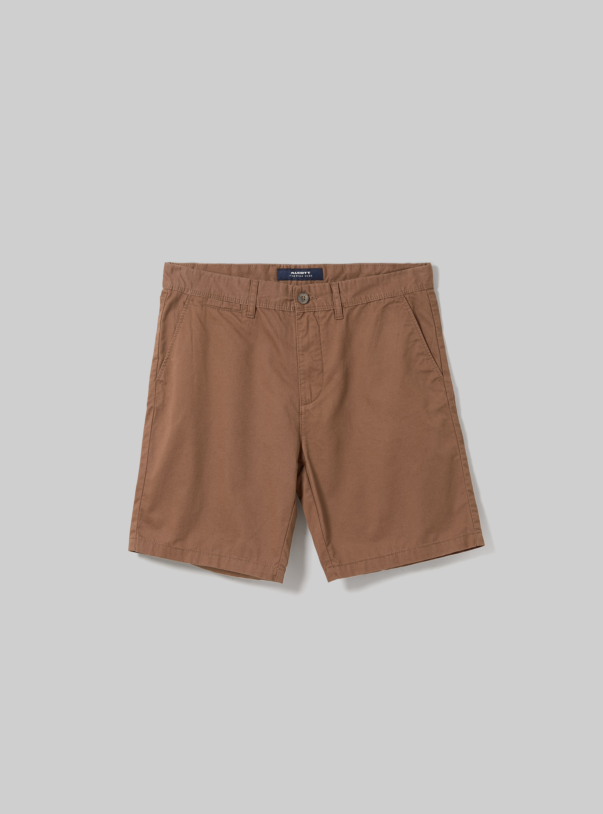 Bermuda en serg&eacute; uni, C515 BROWN