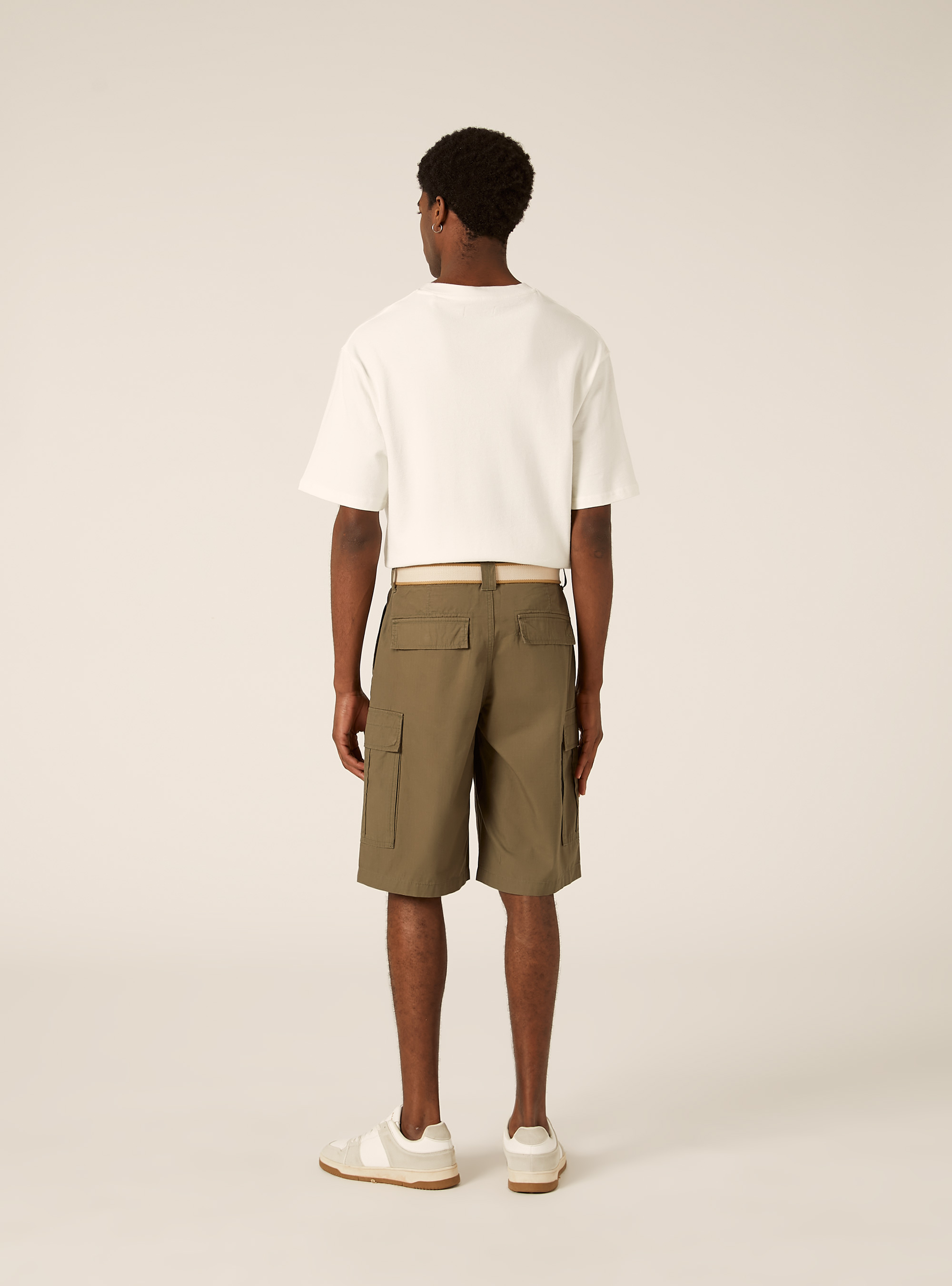 Ripstop cargo shorts, KY2 KAKY MEDIUM