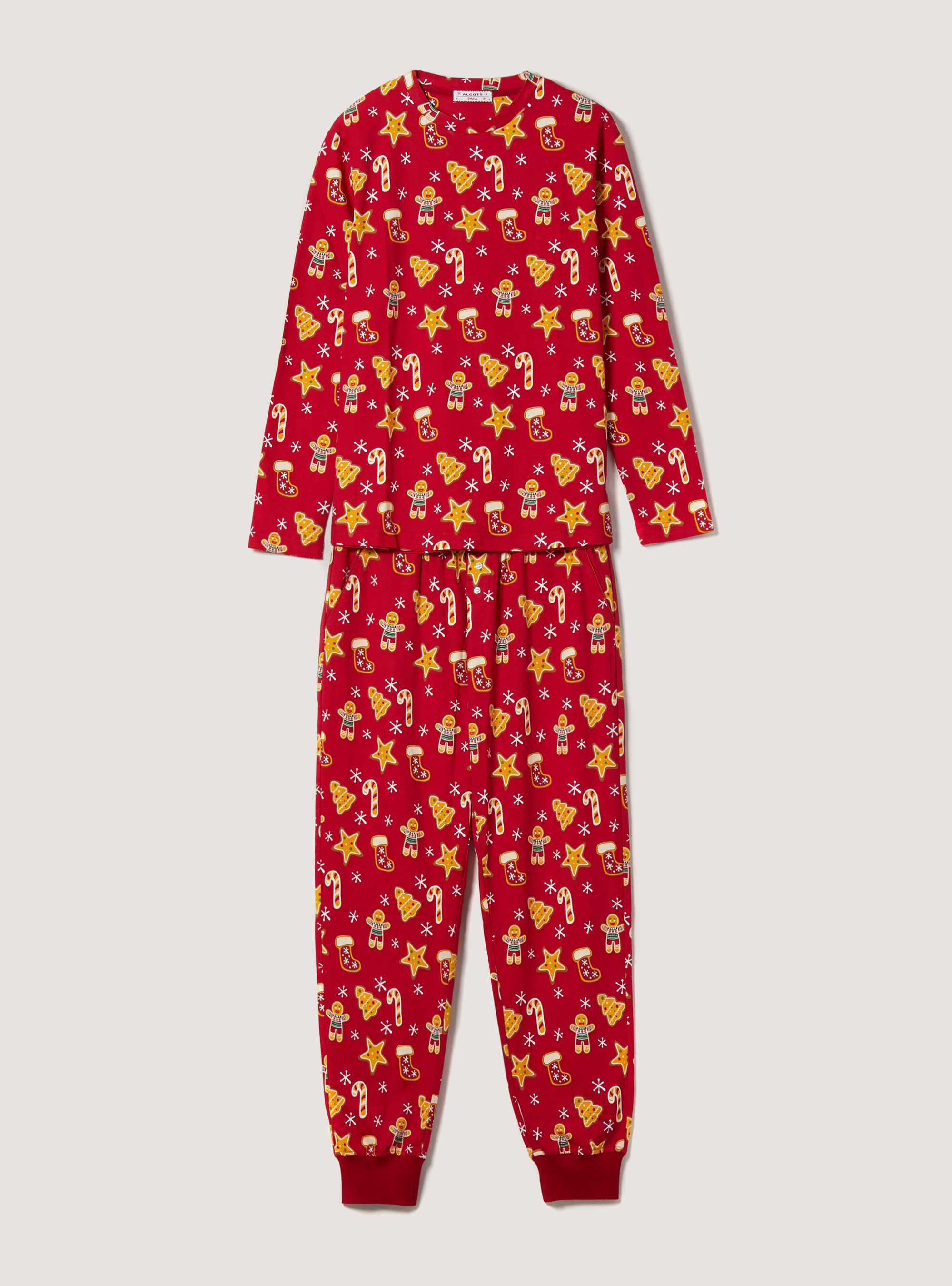 Pyjamas with all over print Christmas Collection, RD2 RED MEDIUM