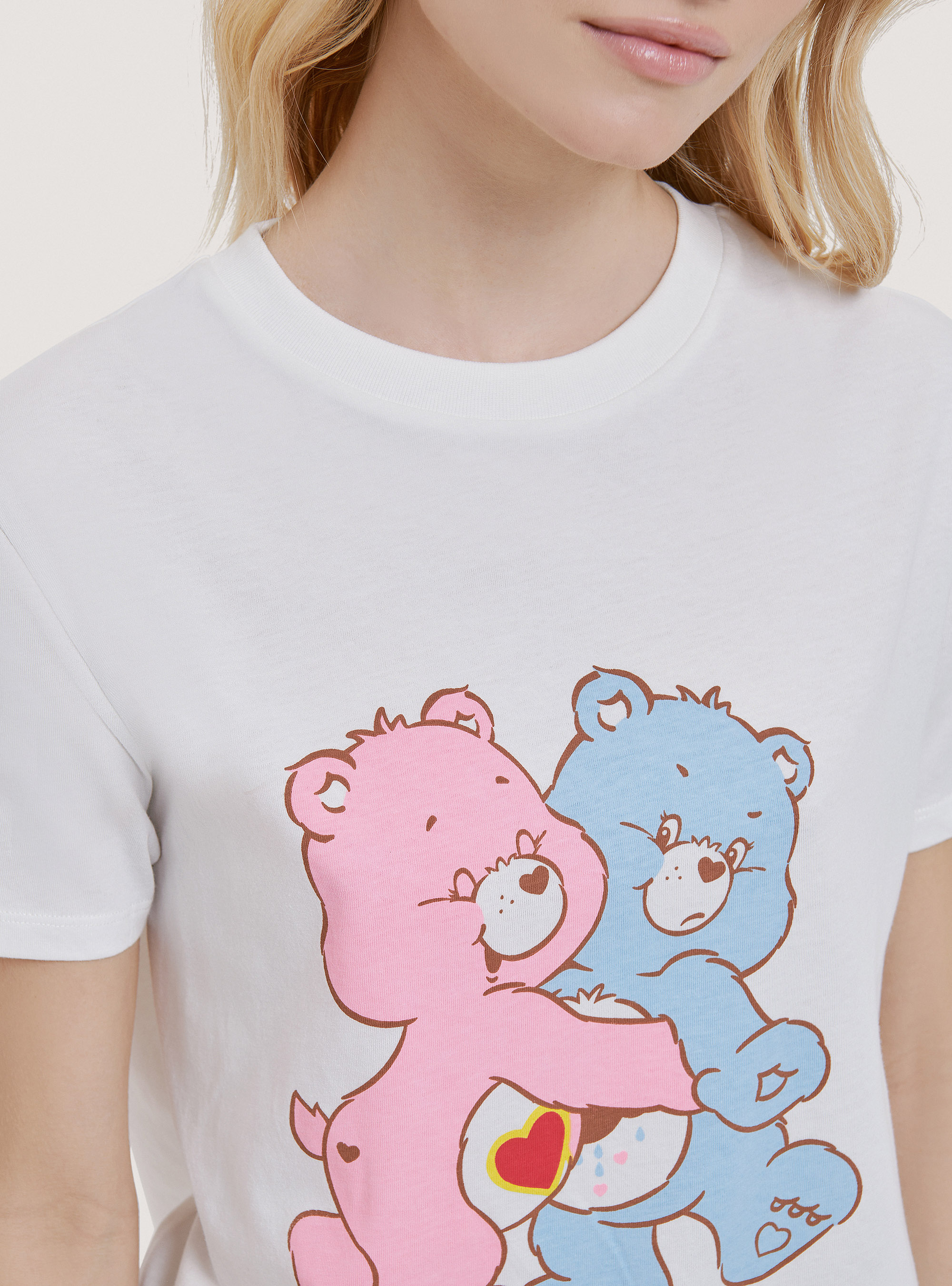 T-shirt Care Bears x Alcott, C0020 OFF WHITE