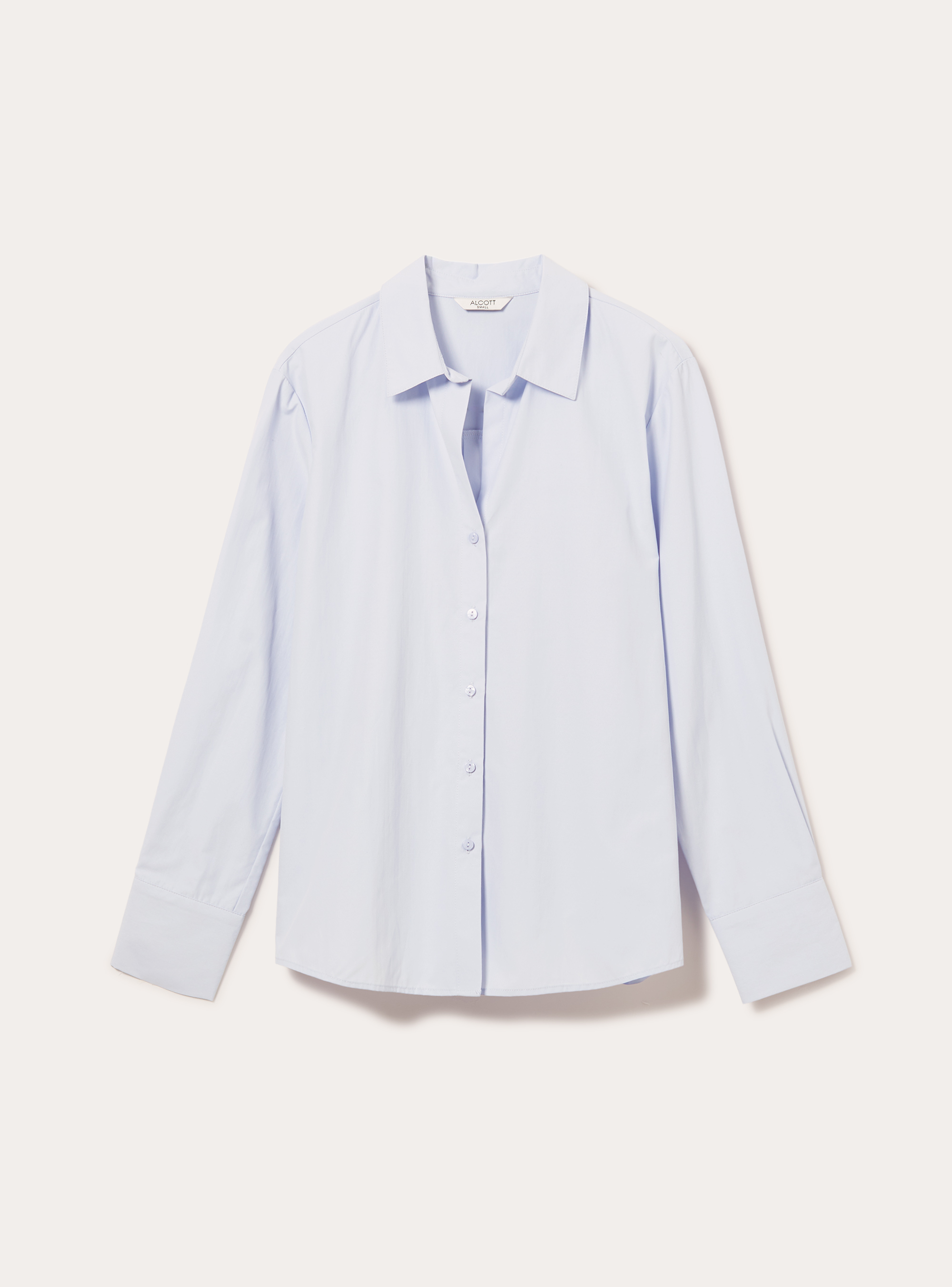 Basic poplin shirt, AZ3 AZURE LIGHT