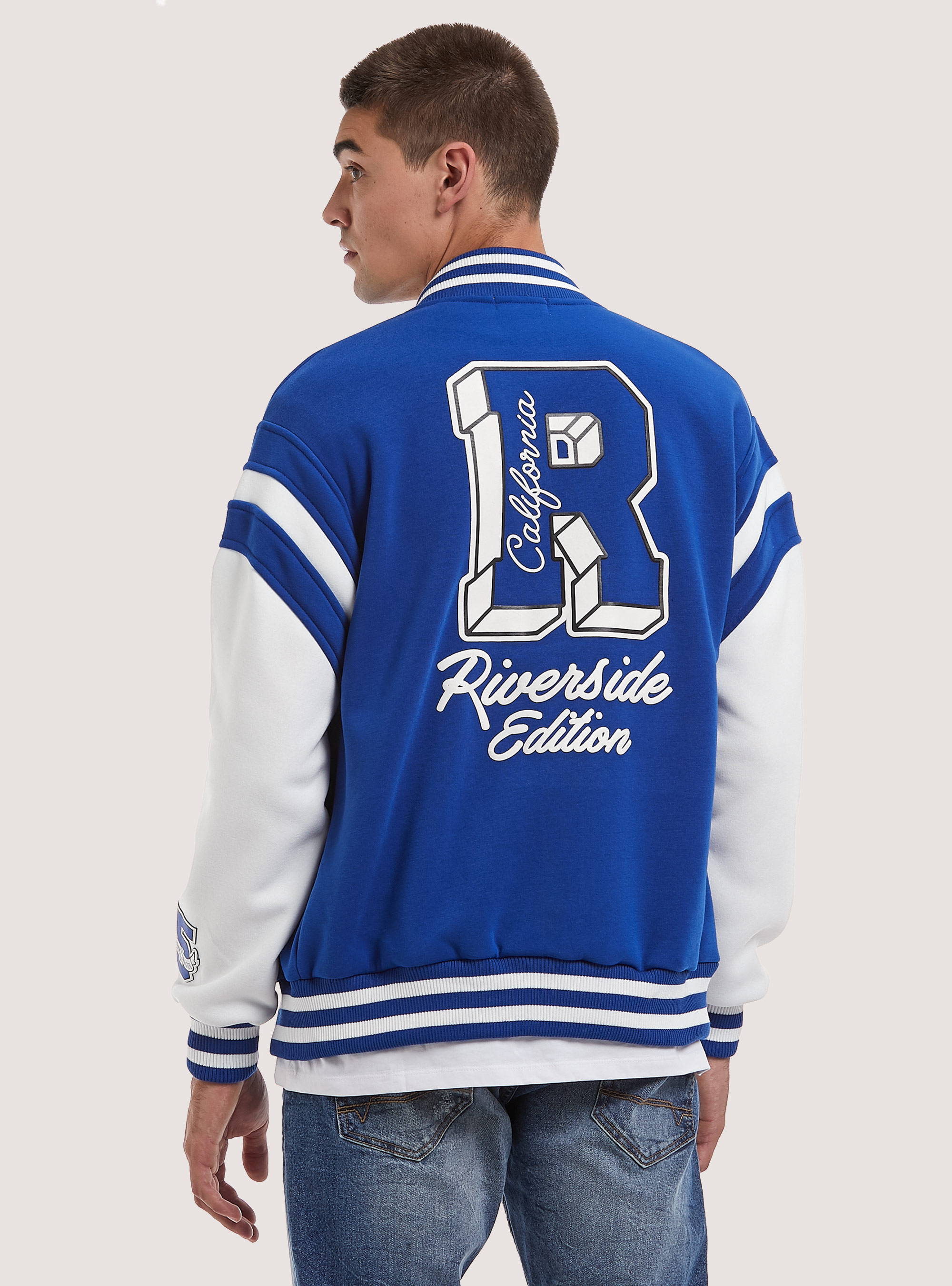 Bomber college con stampa, RY2 ROYALE MEDIUM