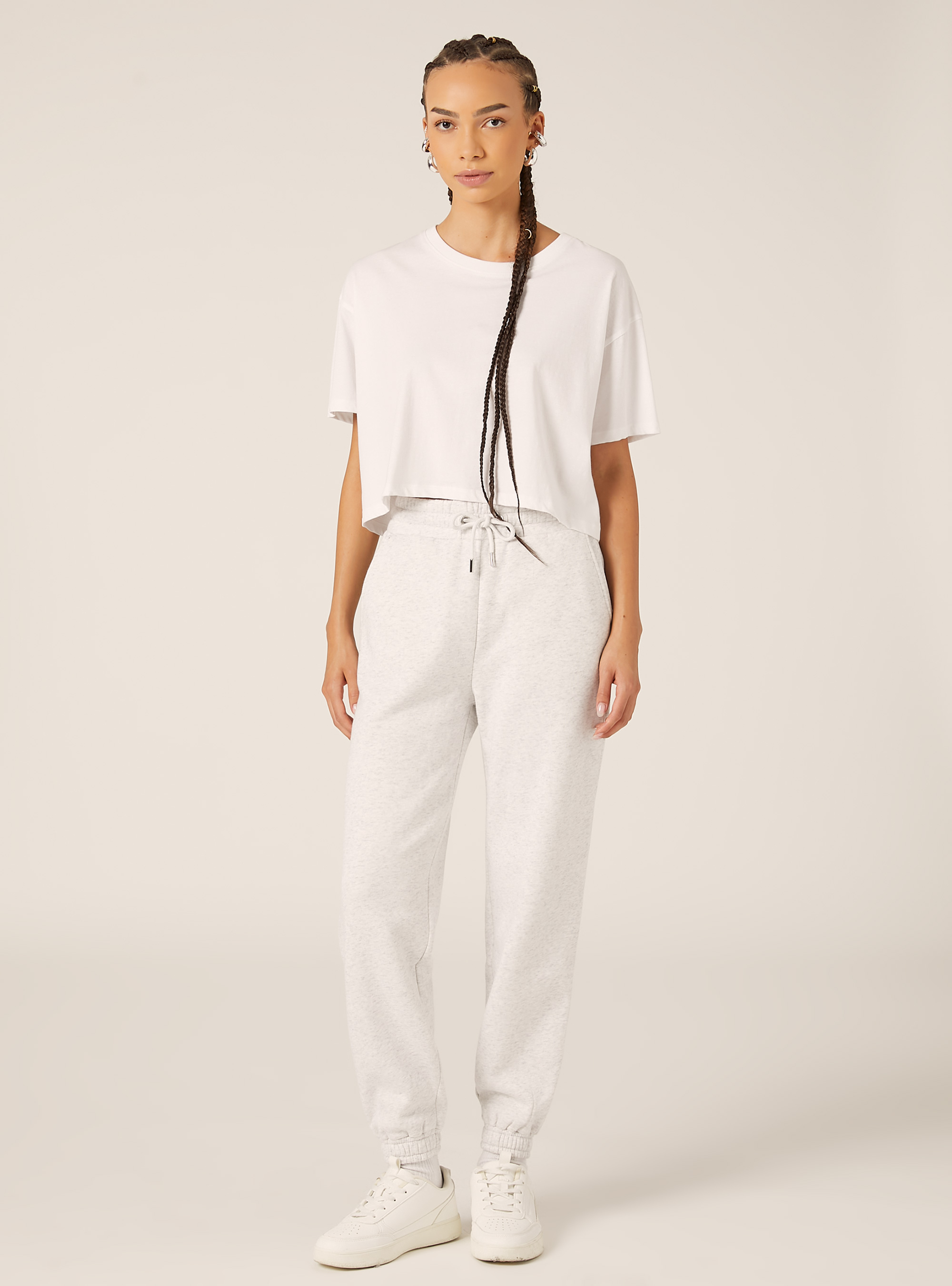 Sweatshirt jogger trousers, MGY3 GREY MEL LIGHT