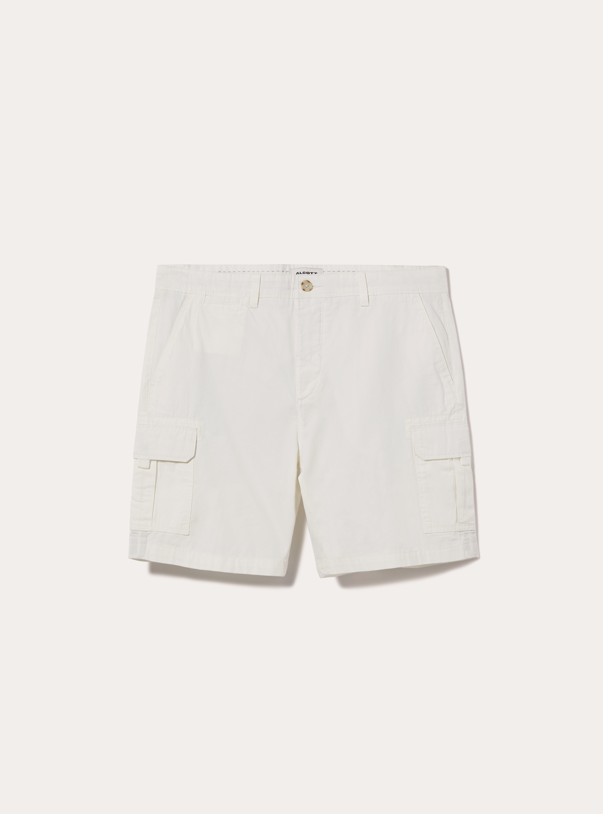 Bermudas cargo de algod&oacute;n, WH2 WHITE