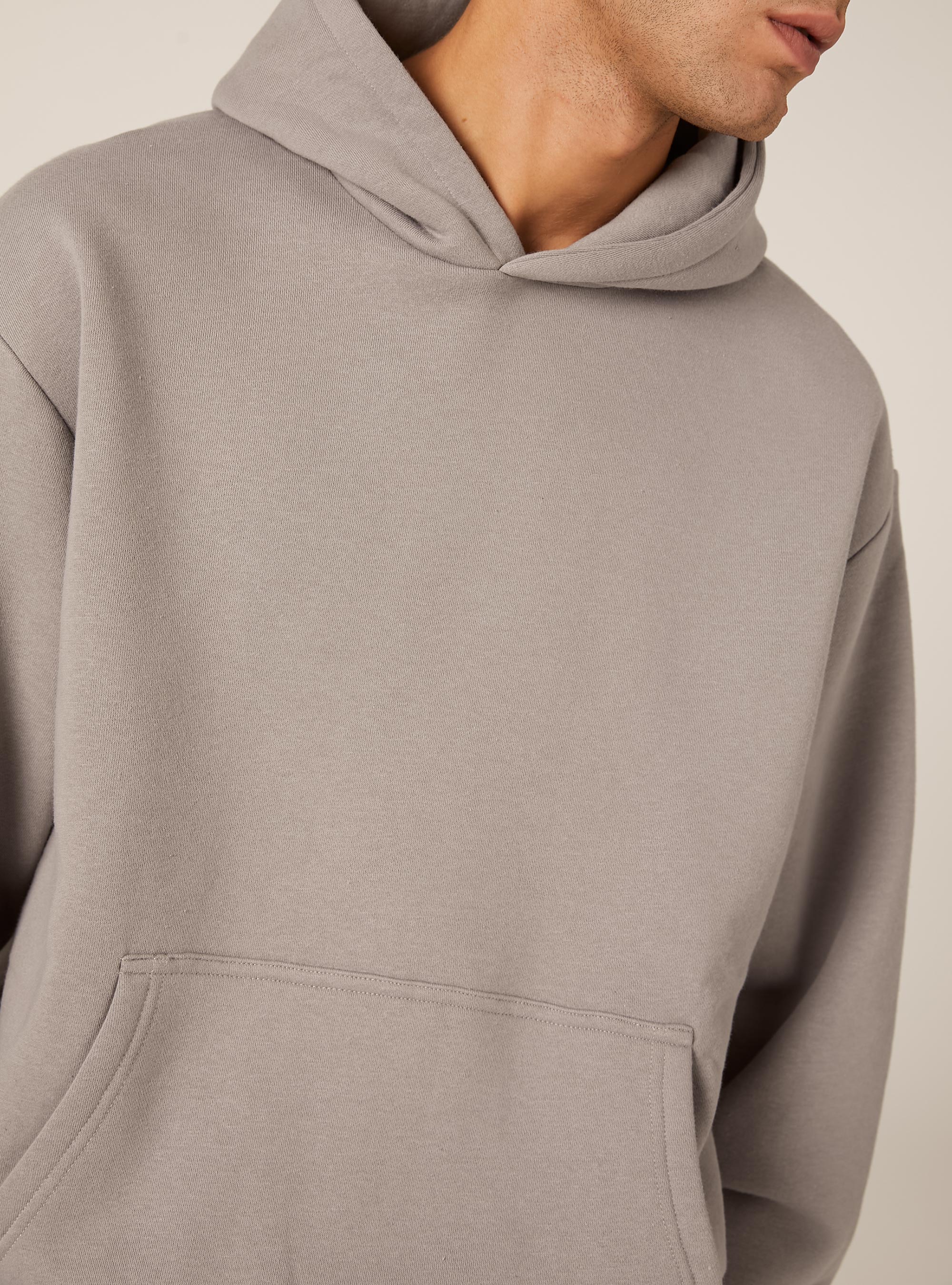 Felpa con cappuccio boxy fit, GY2 GREY MEDIUM