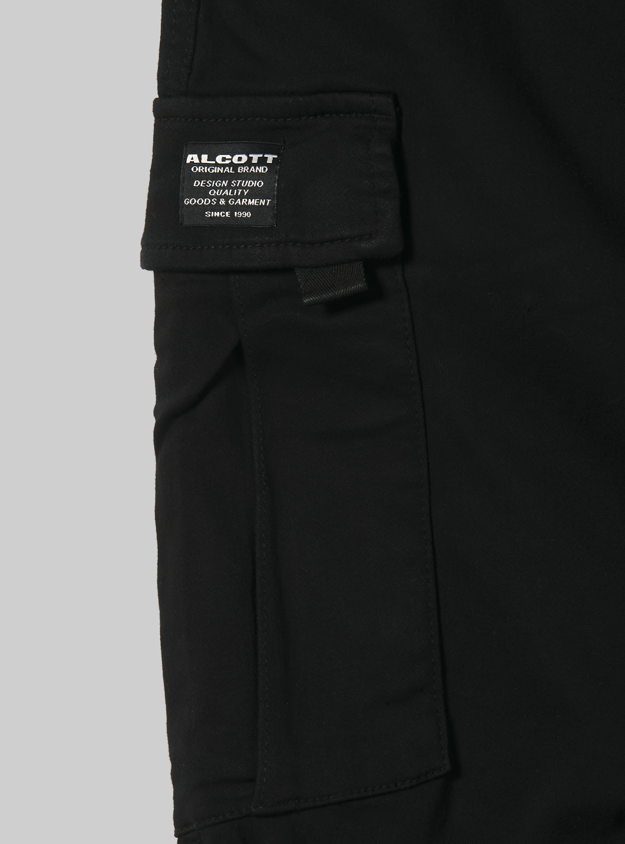 Jogger trousers with large pockets, BK1 BLACK