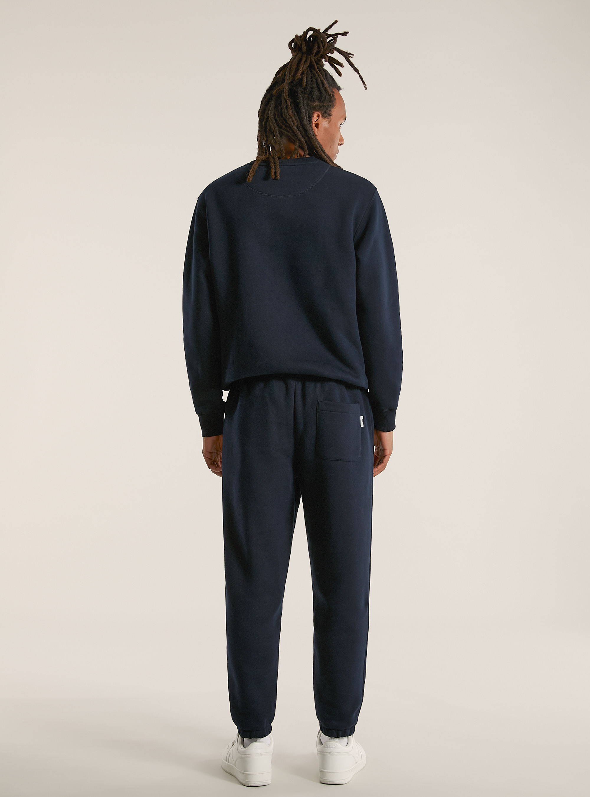 Fleece jogger trousers, NA1 NAVY DARK
