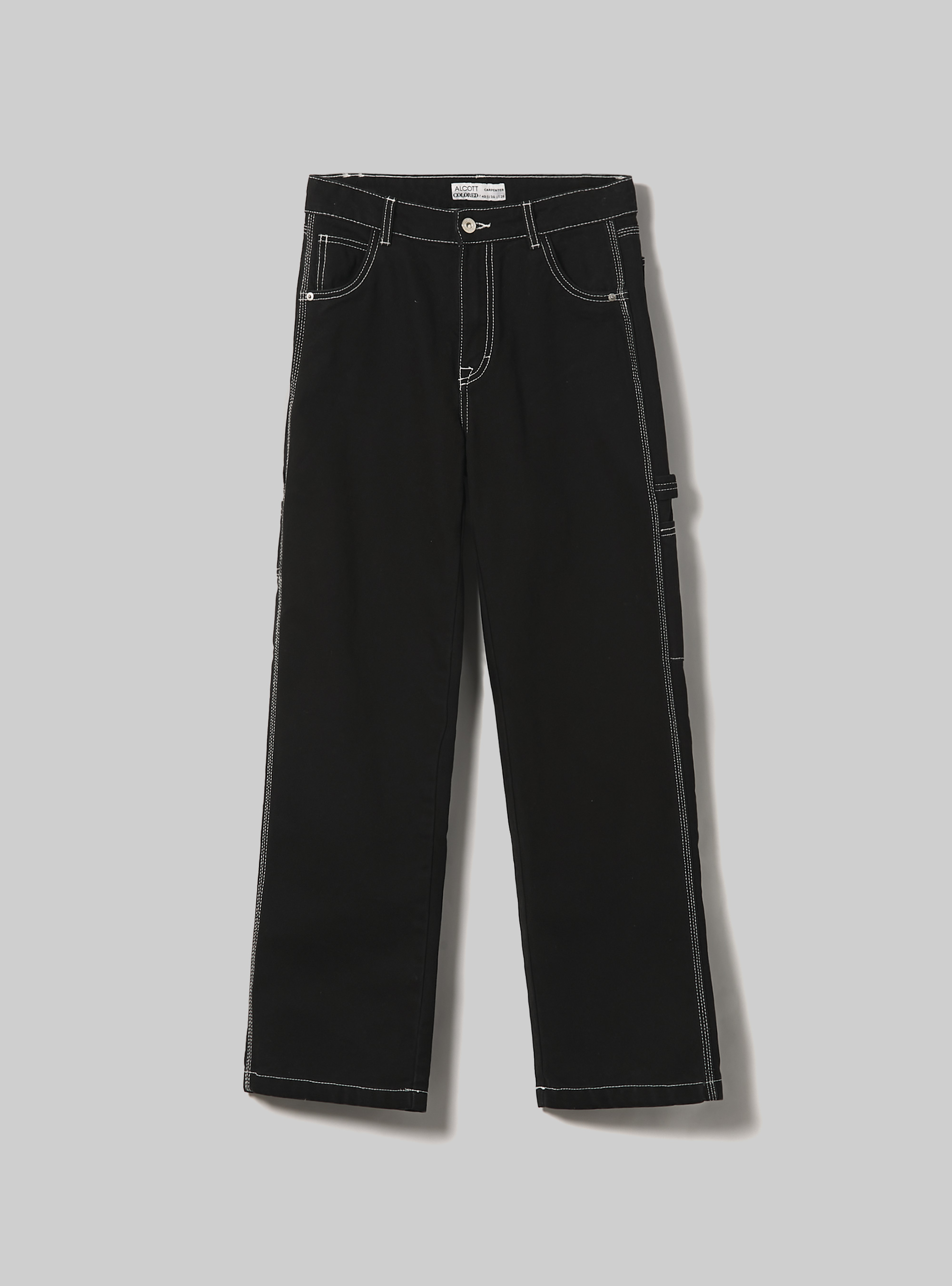 Carpenter canvas trousers, BK1 BLACK