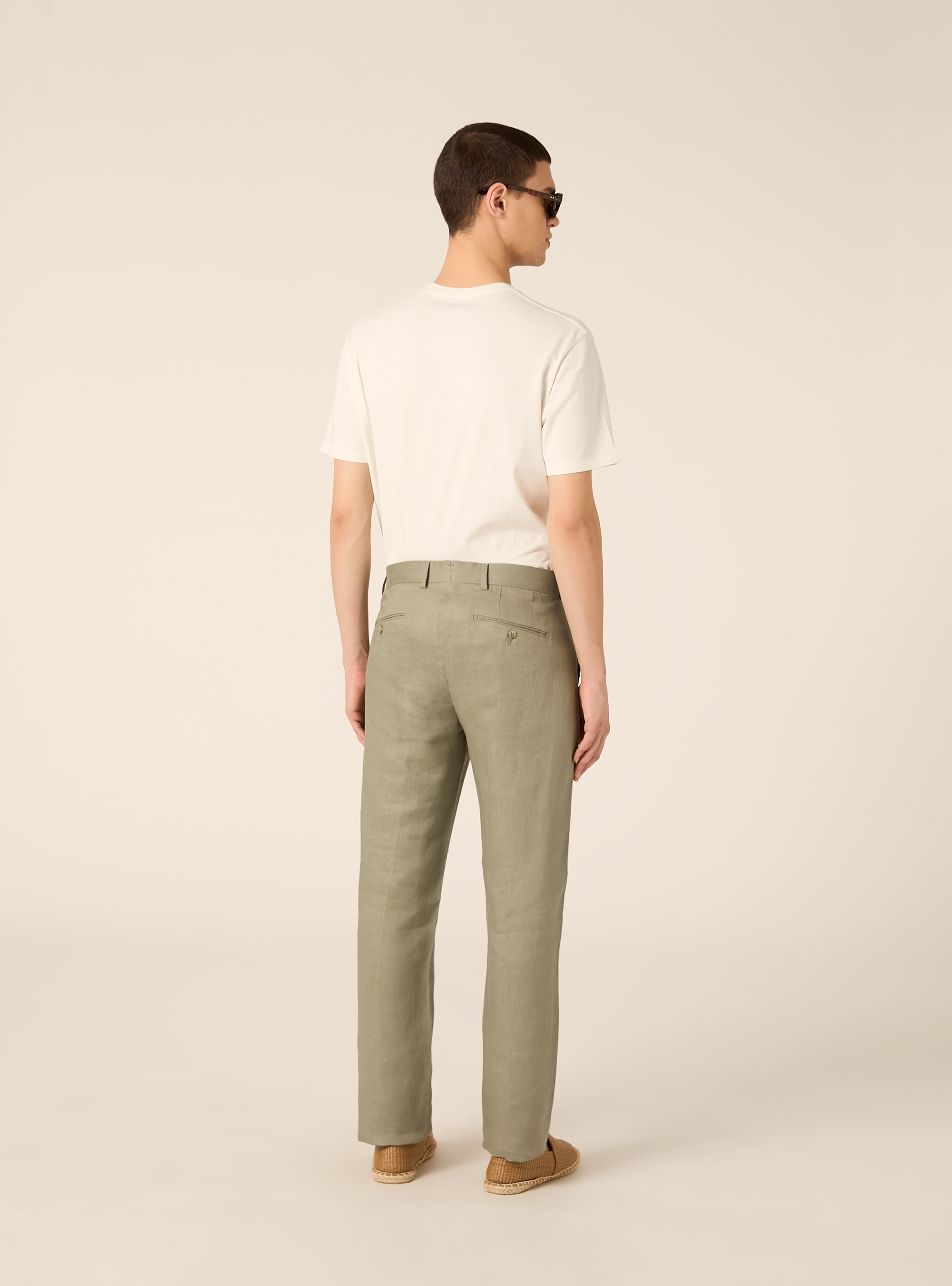 Pantaloni in lino, KY2 KAKY MEDIUM