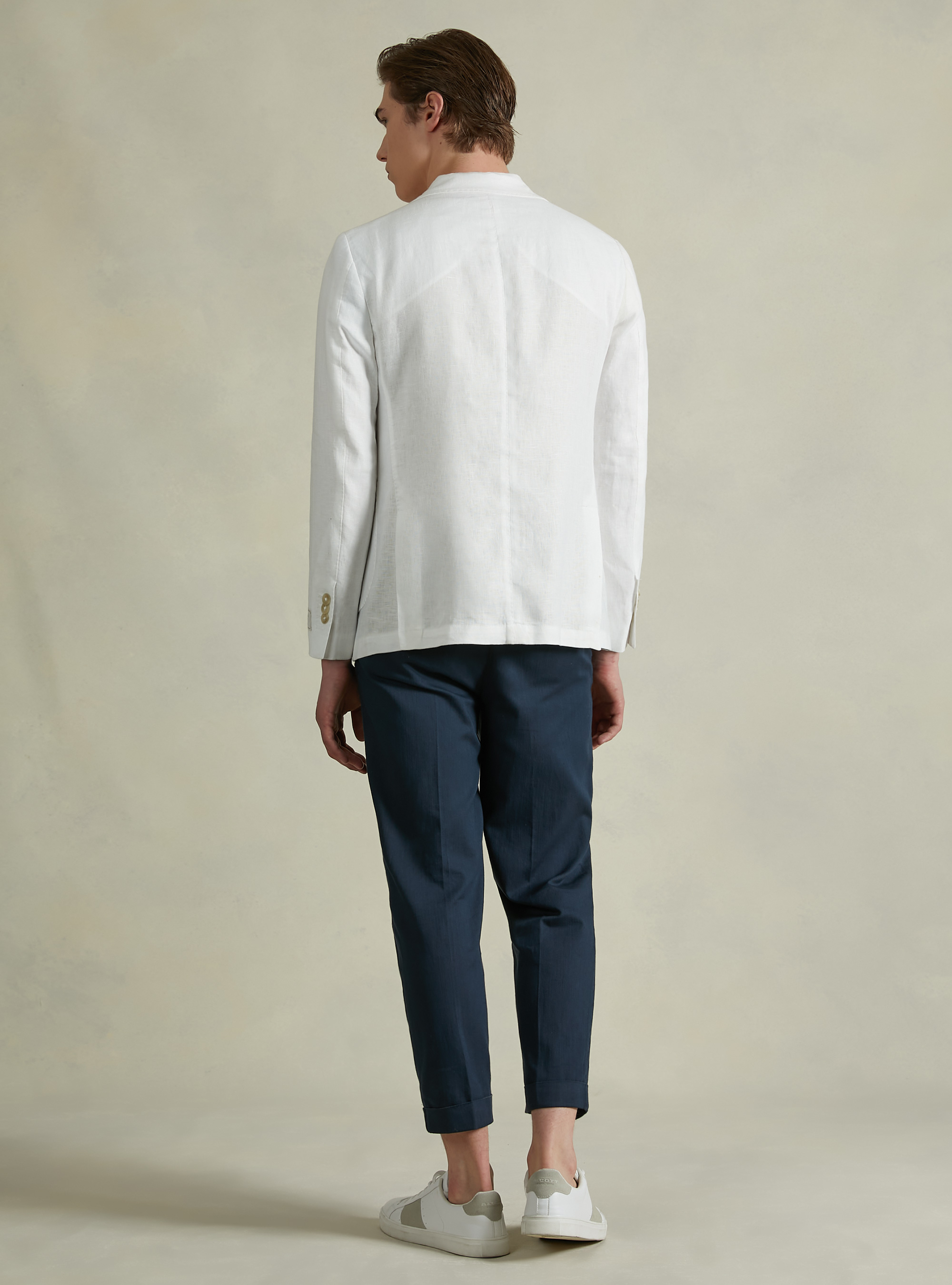 Giacca in puro lino, WH1 OFF WHITE
