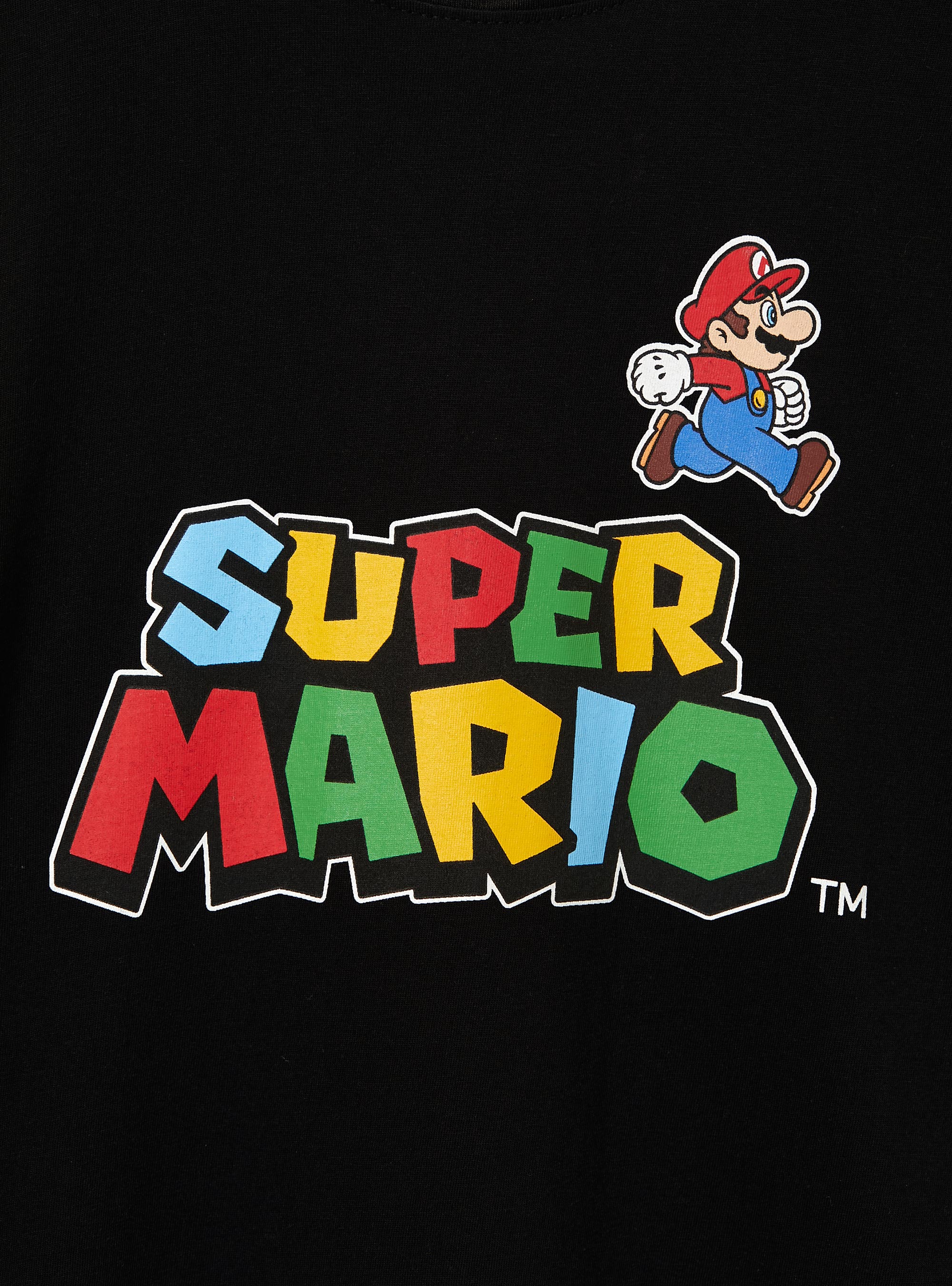 Super Mario / Alcott T-shirt, BK1 BLACK