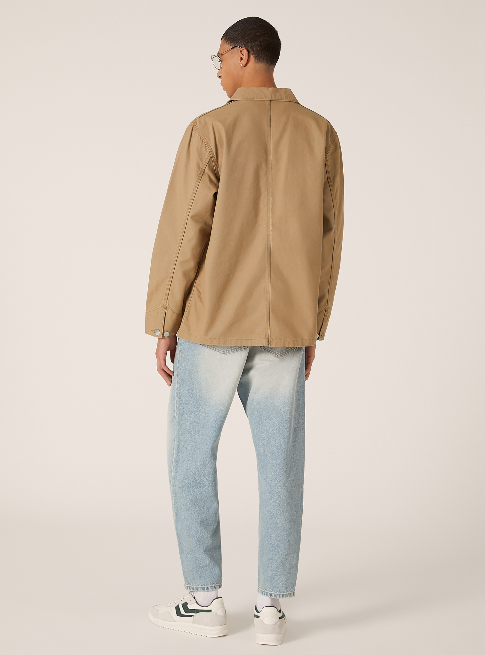 Veste en toile avec poches, BG2 BEIGE MEDIUM