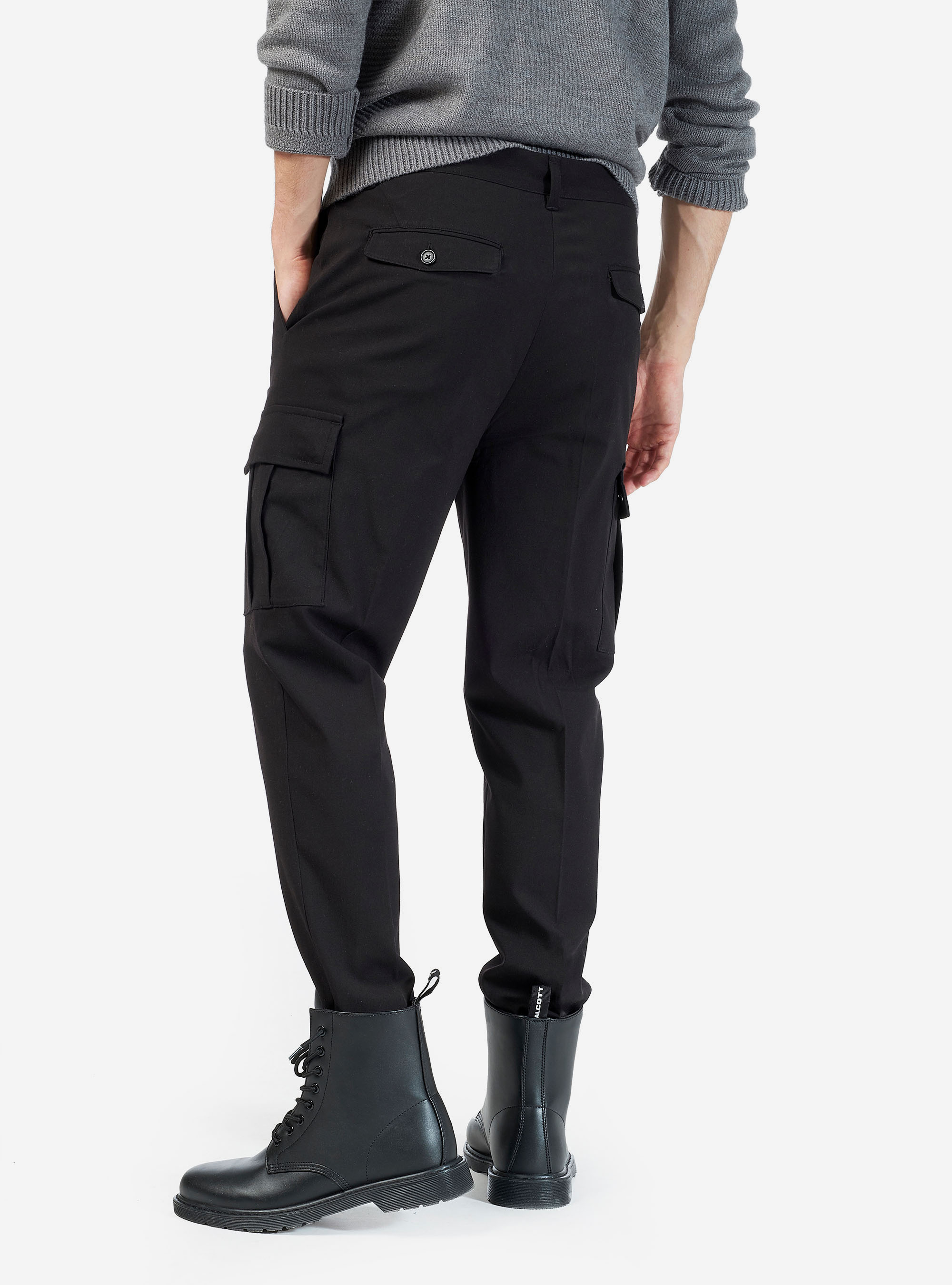 CARGO PANTS, BLACK