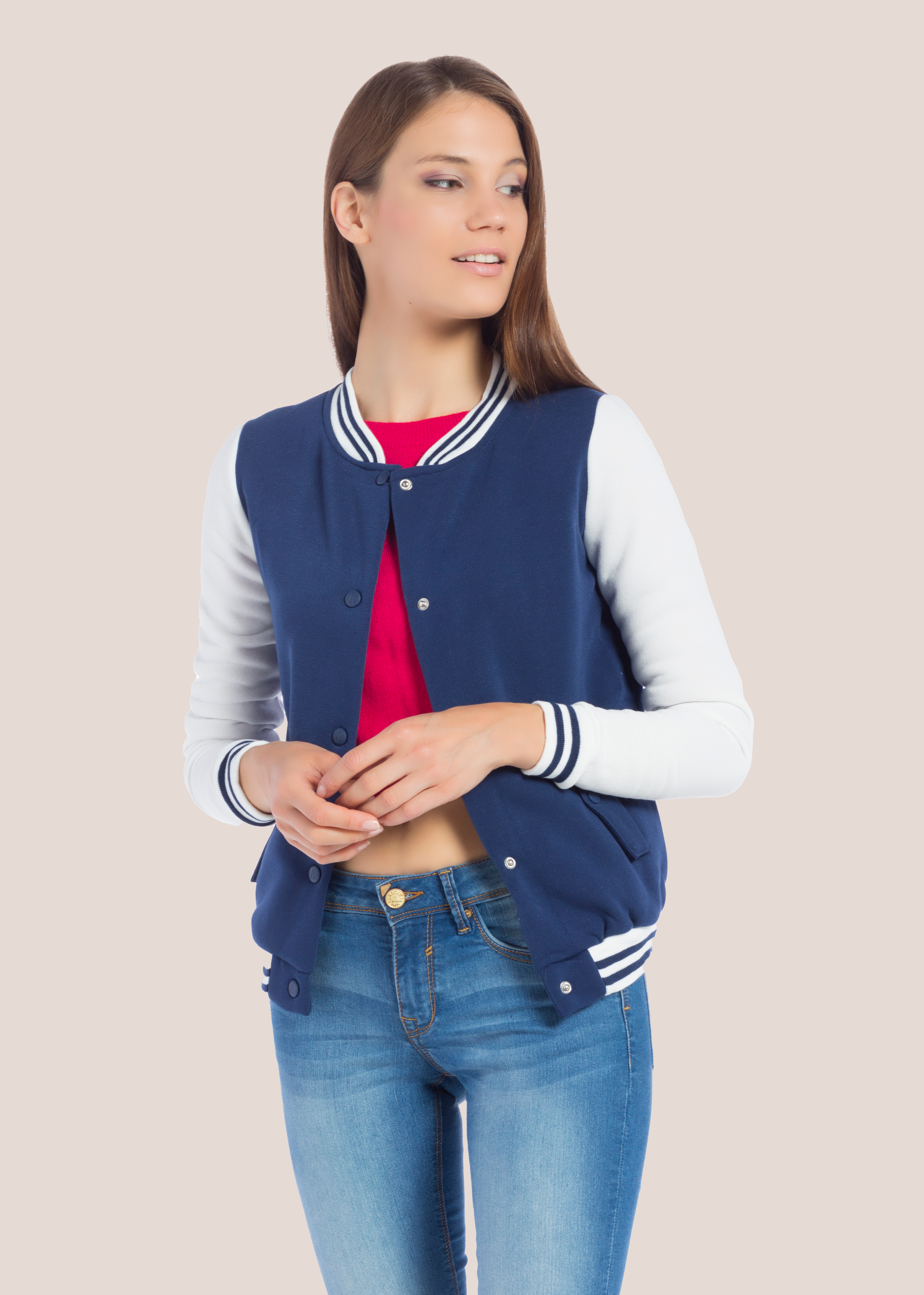 Veste de baseball, C038 BLUE
