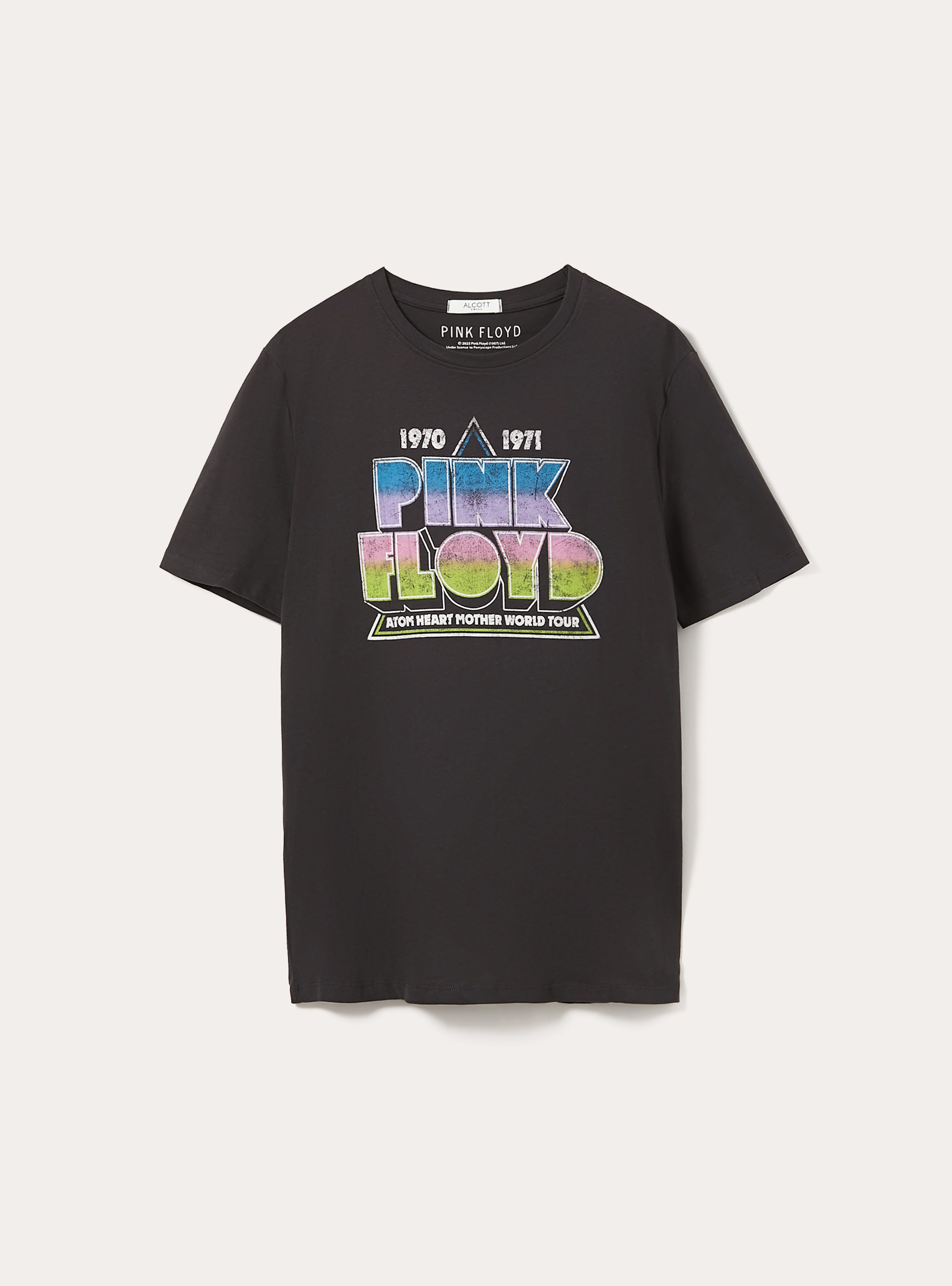 Pink Floyd / Alcott regular fit T-shirt, BK3 BLACK CHARCOAL