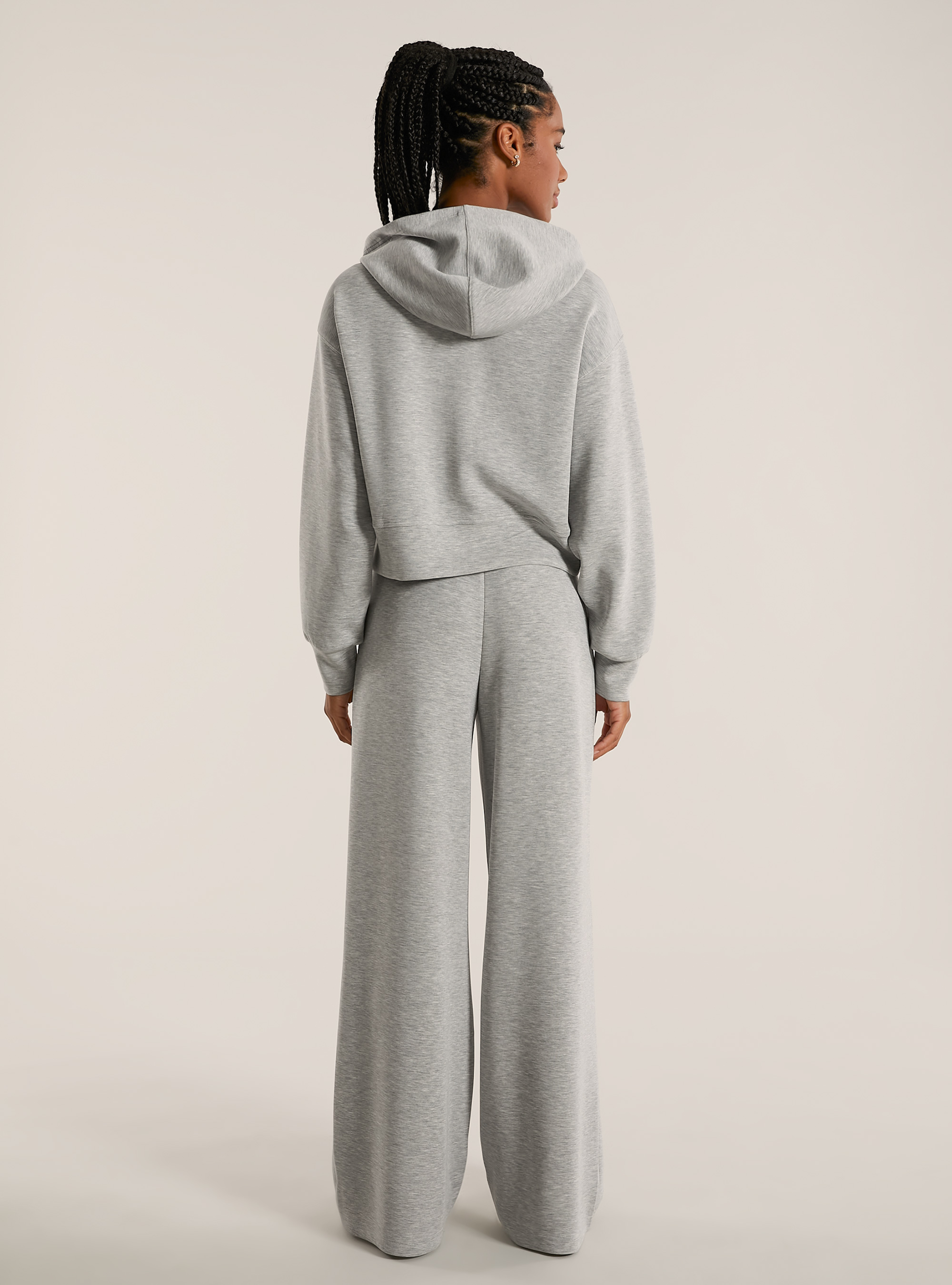 Sweat court en scuba doux, MGY3 GREY MEL LIGHT