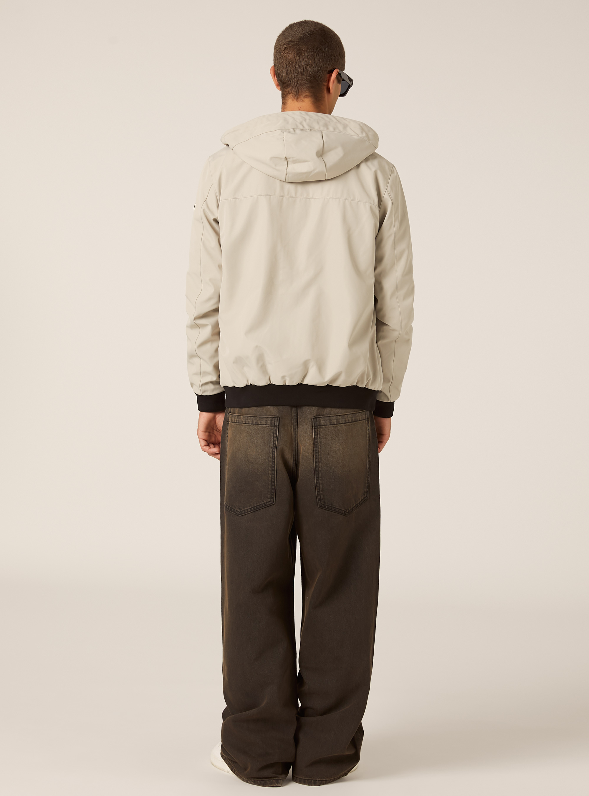 Blouson coupe-vent à capuche, CR3 CREAM LIGHT