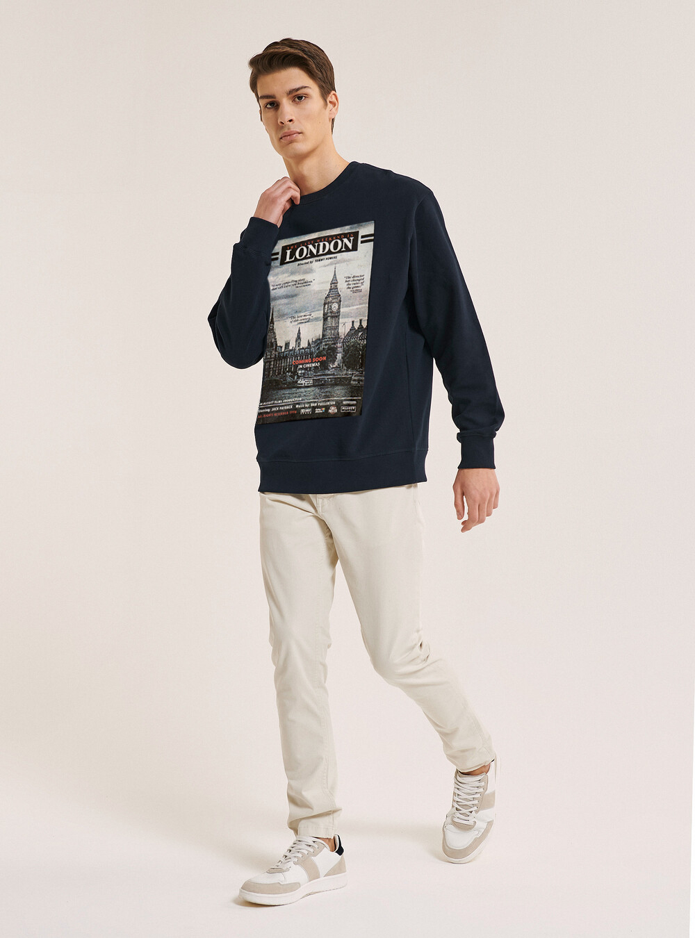 Felpa stampa fotografica, BLU