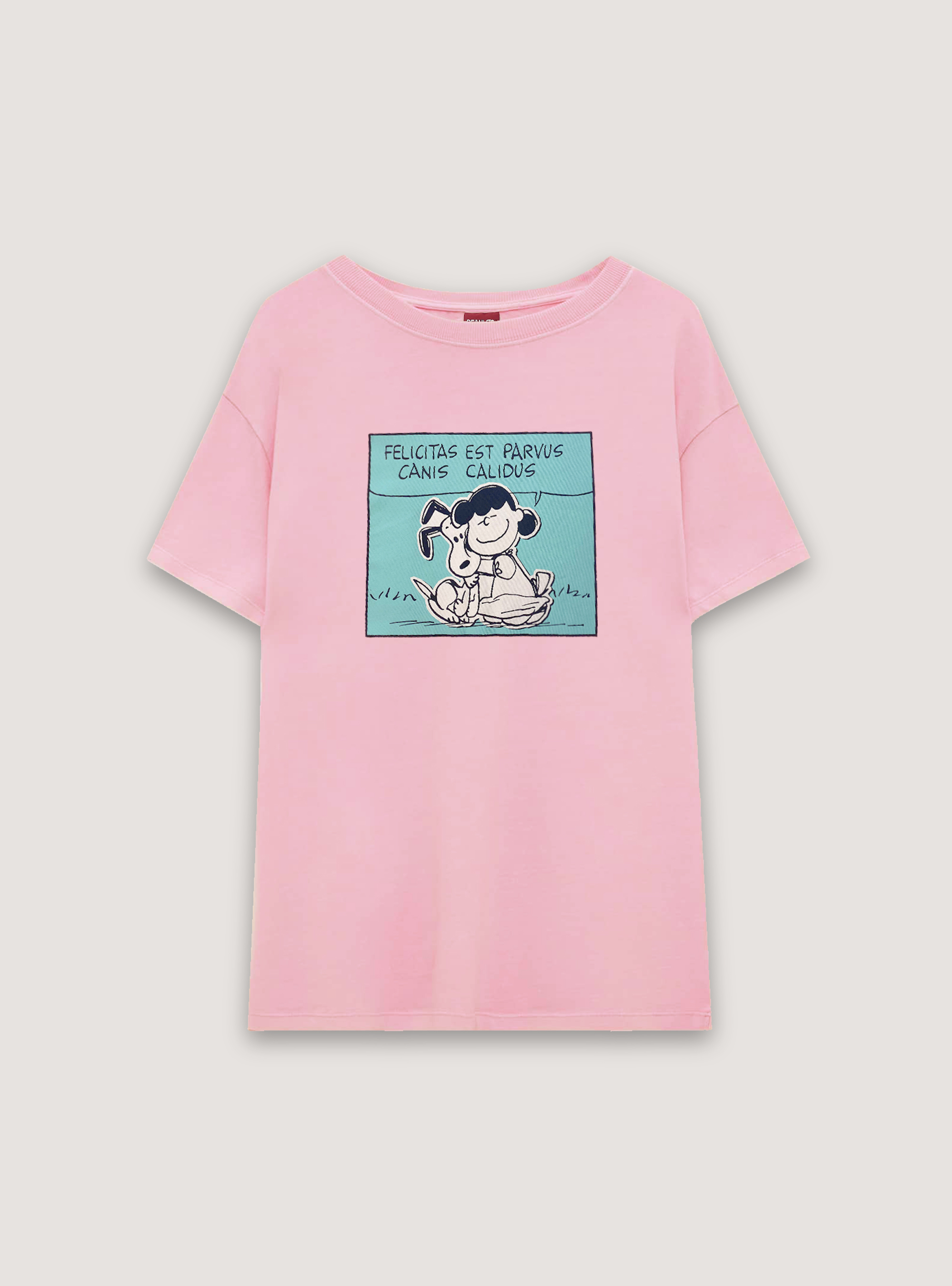 Peanuts x Alcott oversized T-shirt, C4400 PINK