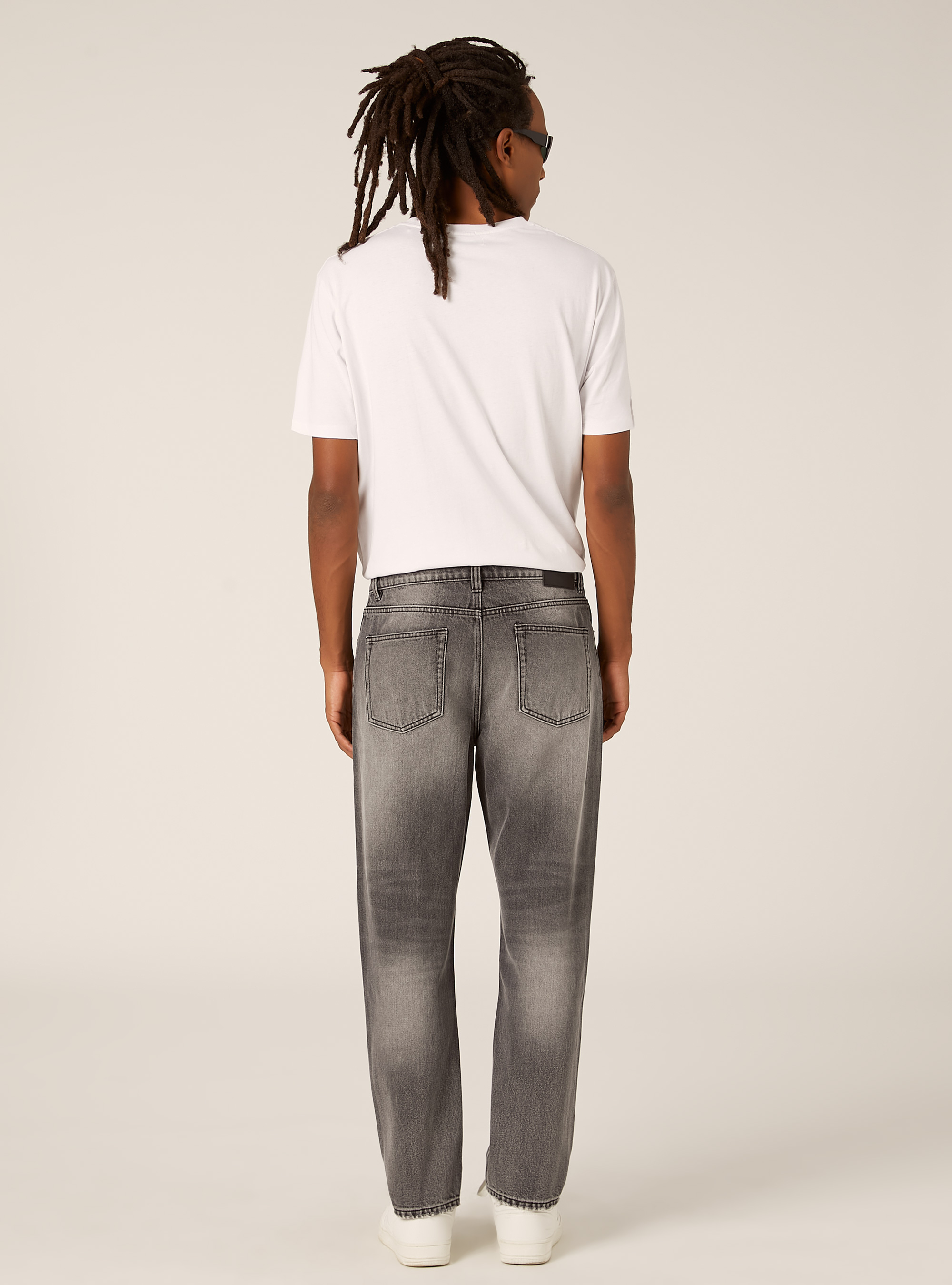 Jeans coupe droite, D00G GREY