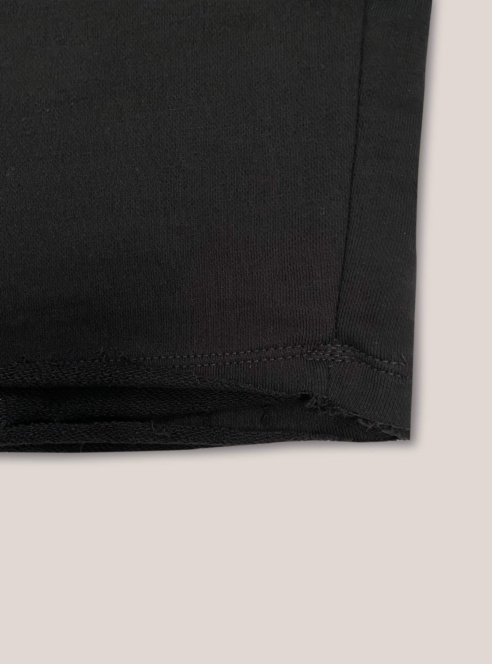 Joggershorts aus Baumwolle, C101 BLACK