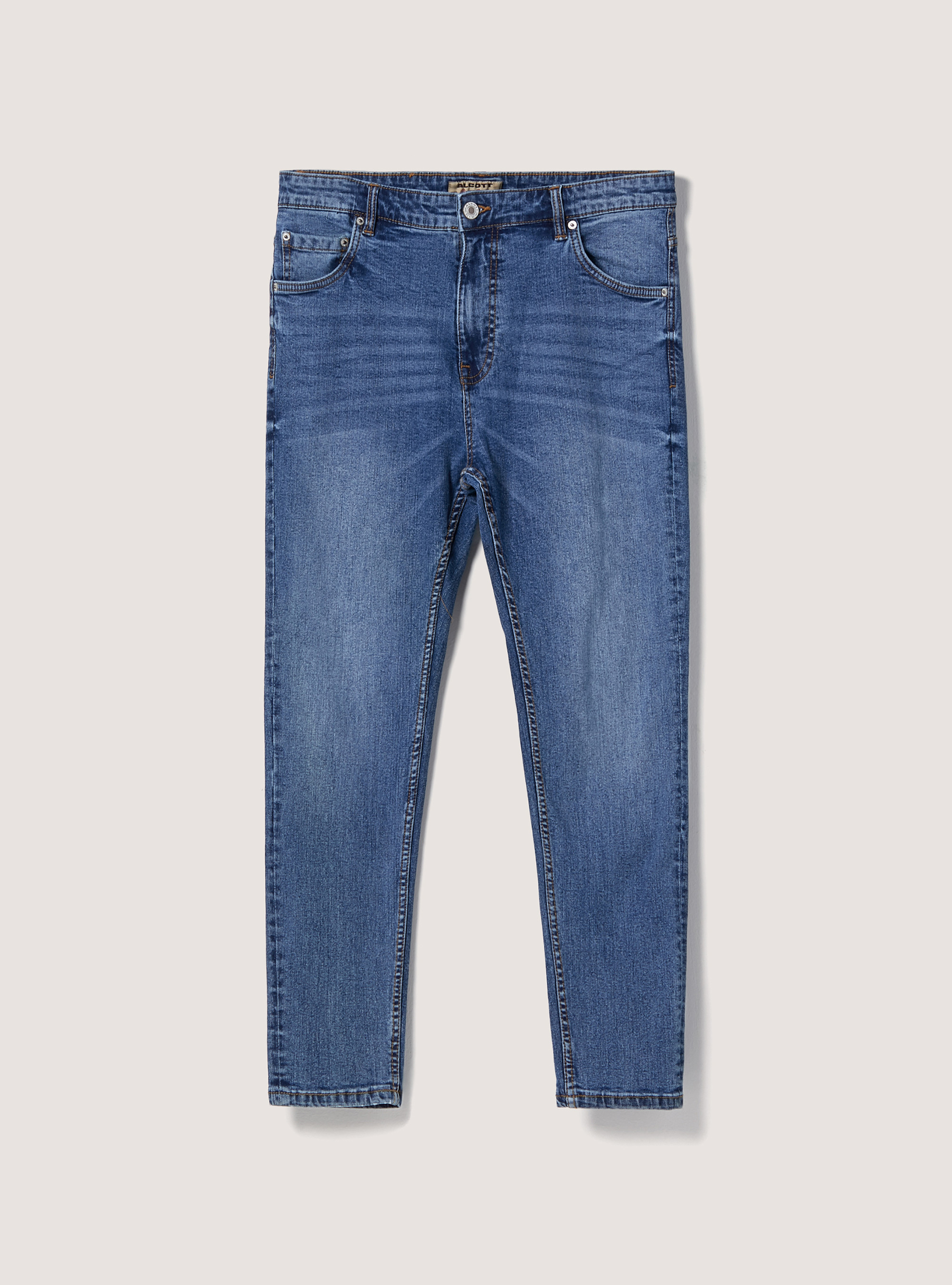 Pantalones vaqueros Stretch denim carrot fit, D005 LIGHT BLUE