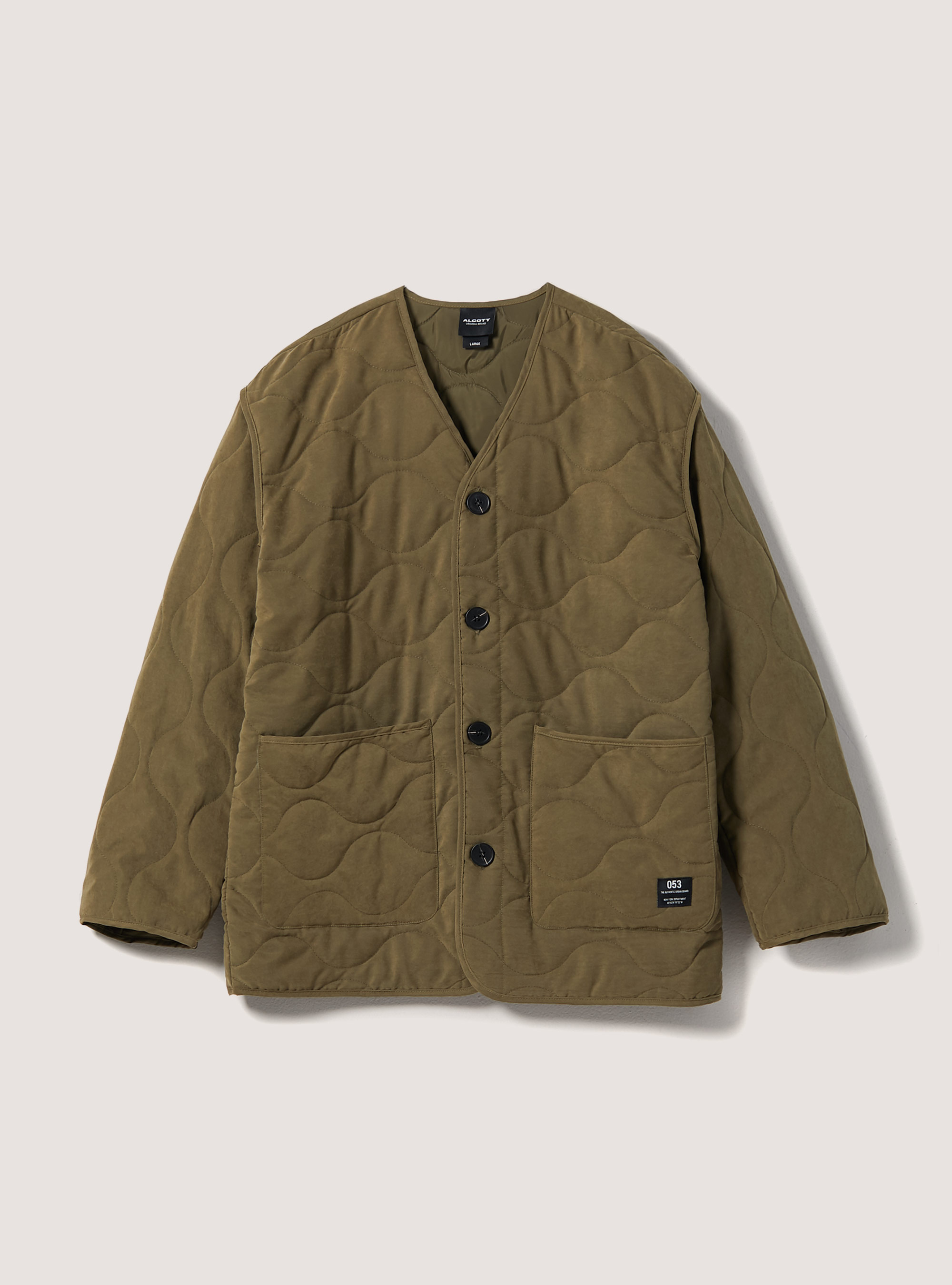 Quilted jacket with recycled padding, KY2 KAKY MEDIUM