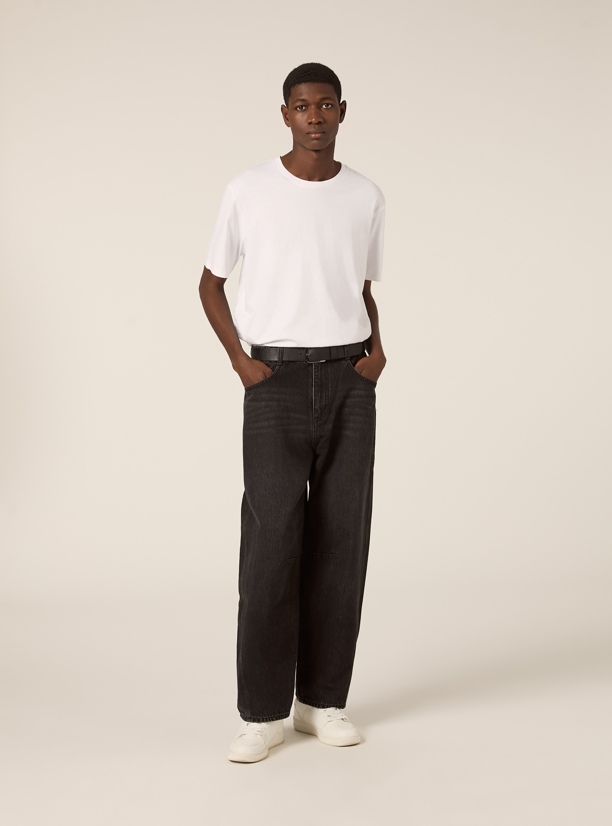 Balloon fit jeans, D000 BLACK