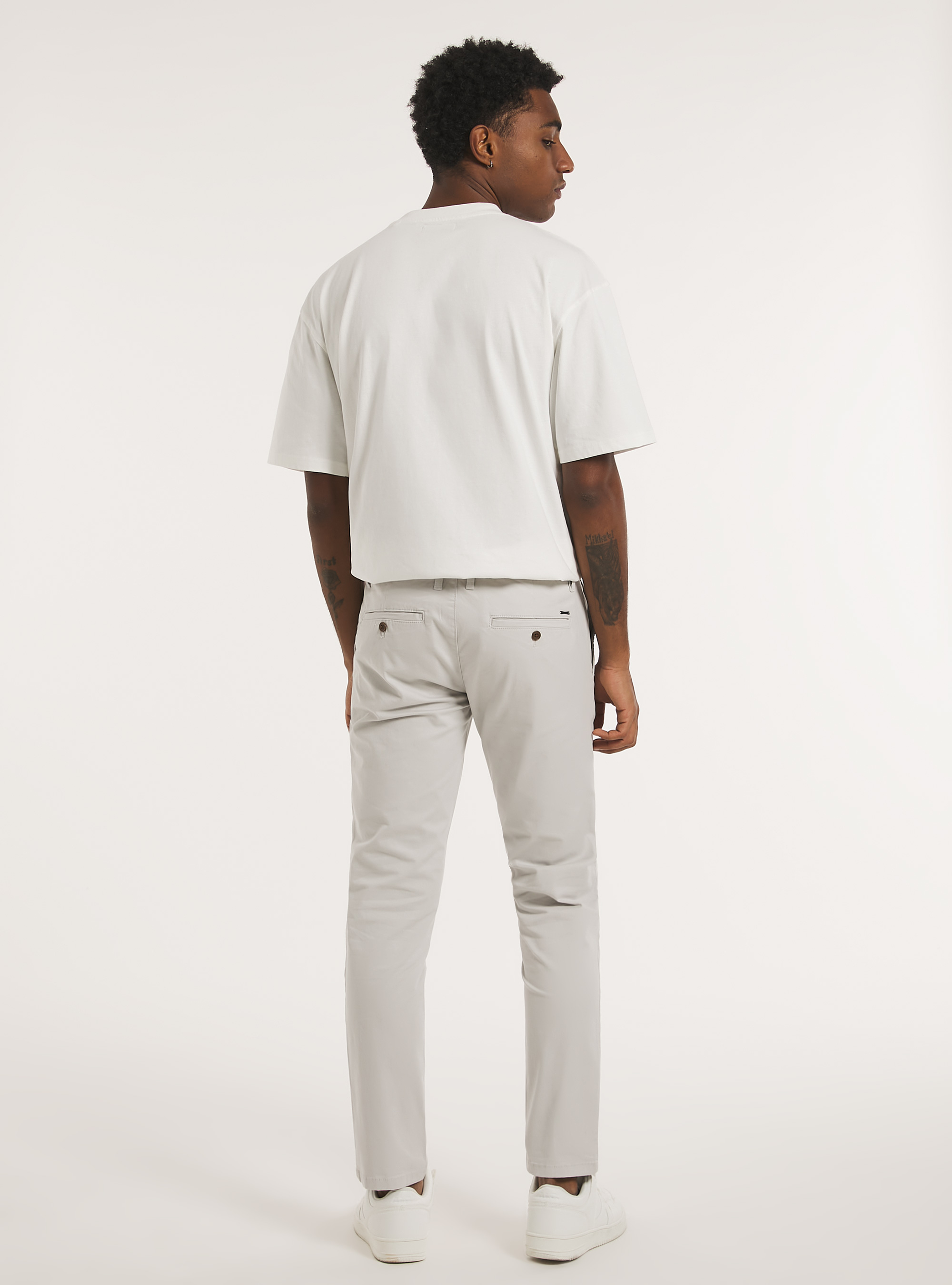 Skinny fit stretch twill chinos, SA3 SAND LIGHT