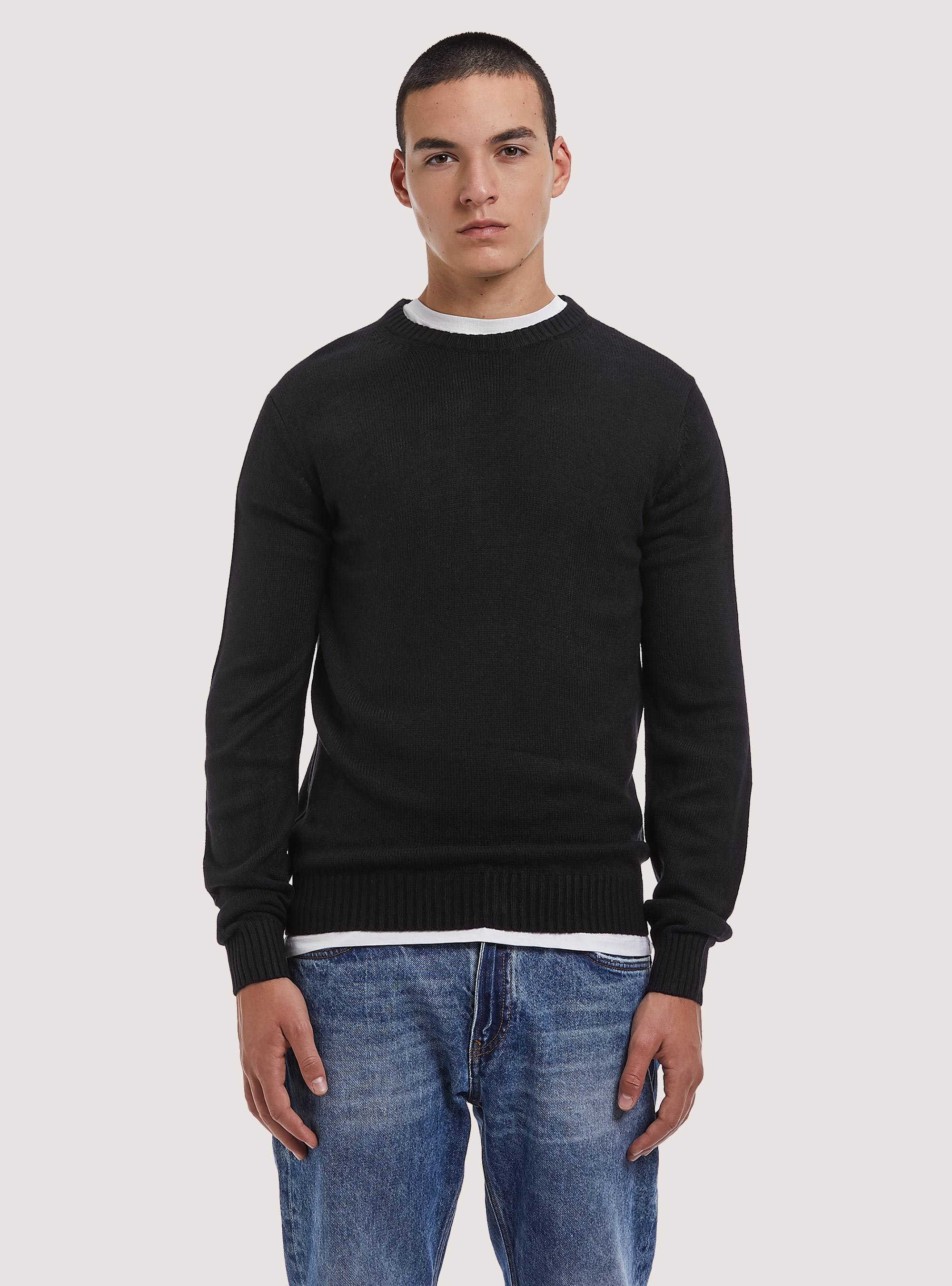 Pullover caldo effetto cachemire, NA1 NAVY DARK