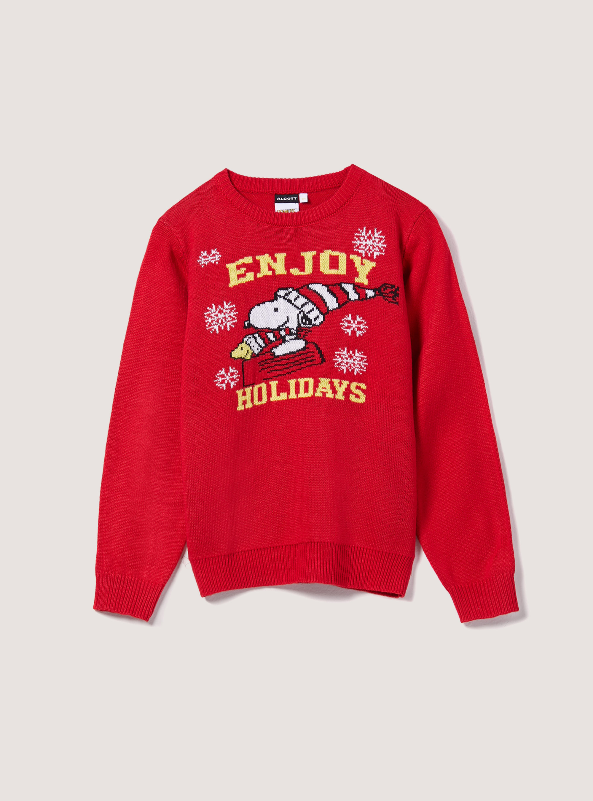 Pullover  "snoopy enjoy holiday", RD2 RED MEDIUM