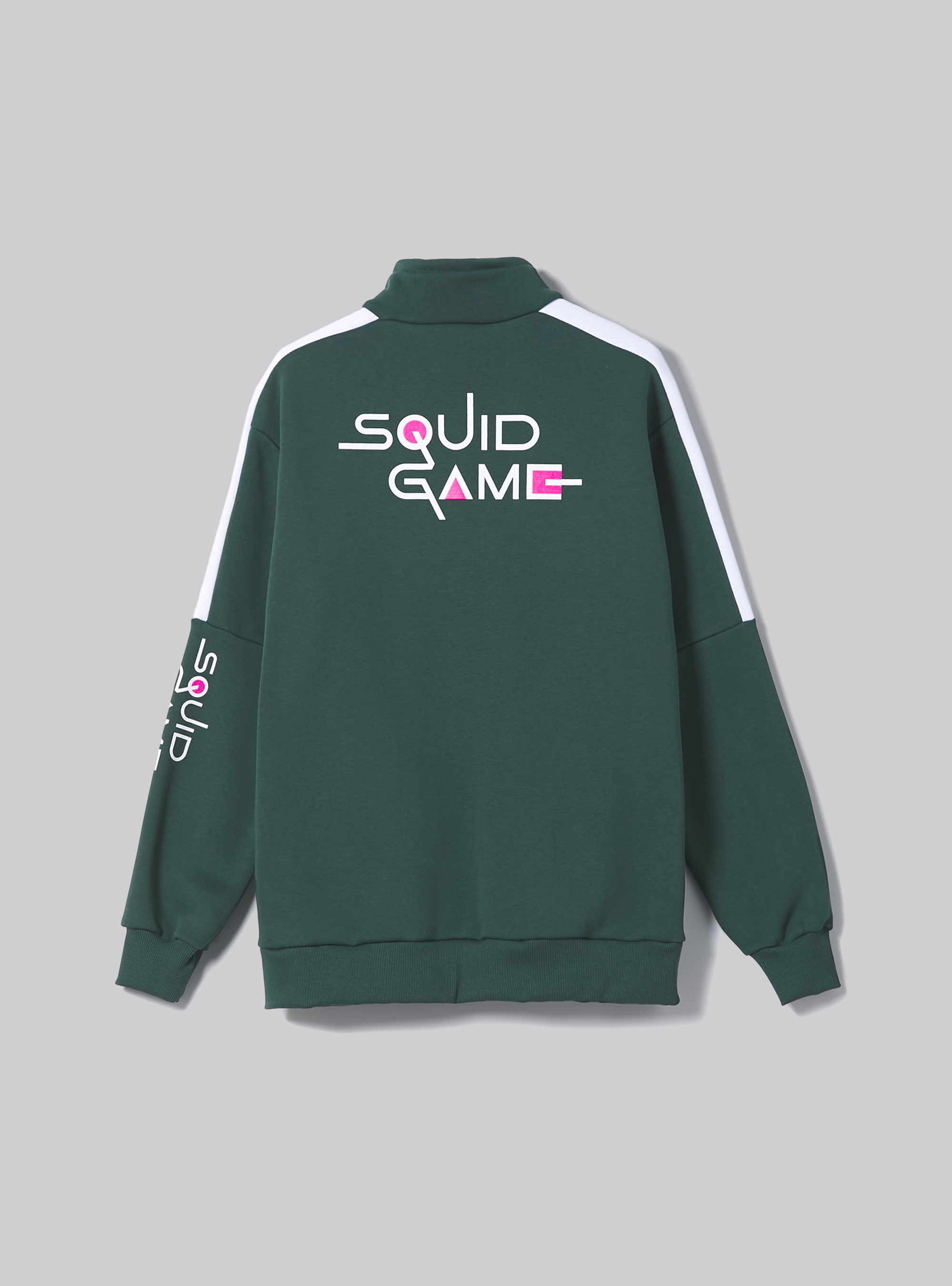 Felpa con zip Squid Game / Alcott, GN2 GREEN MEDIUM