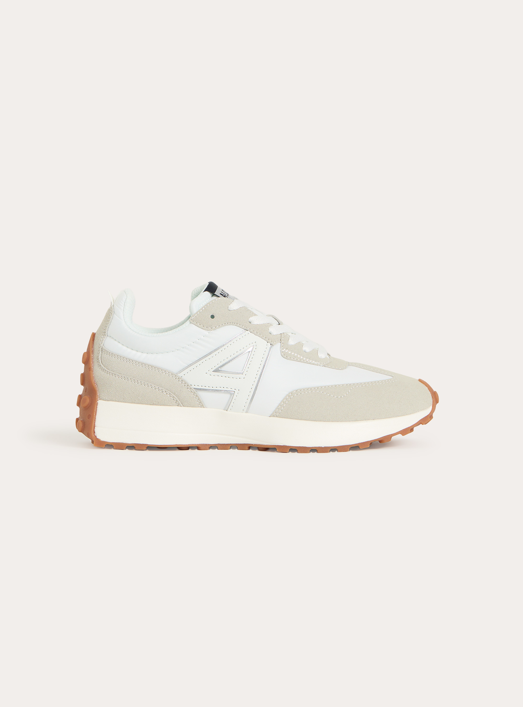 Scarpe casual con suola a contrasto, WH3 WHITE