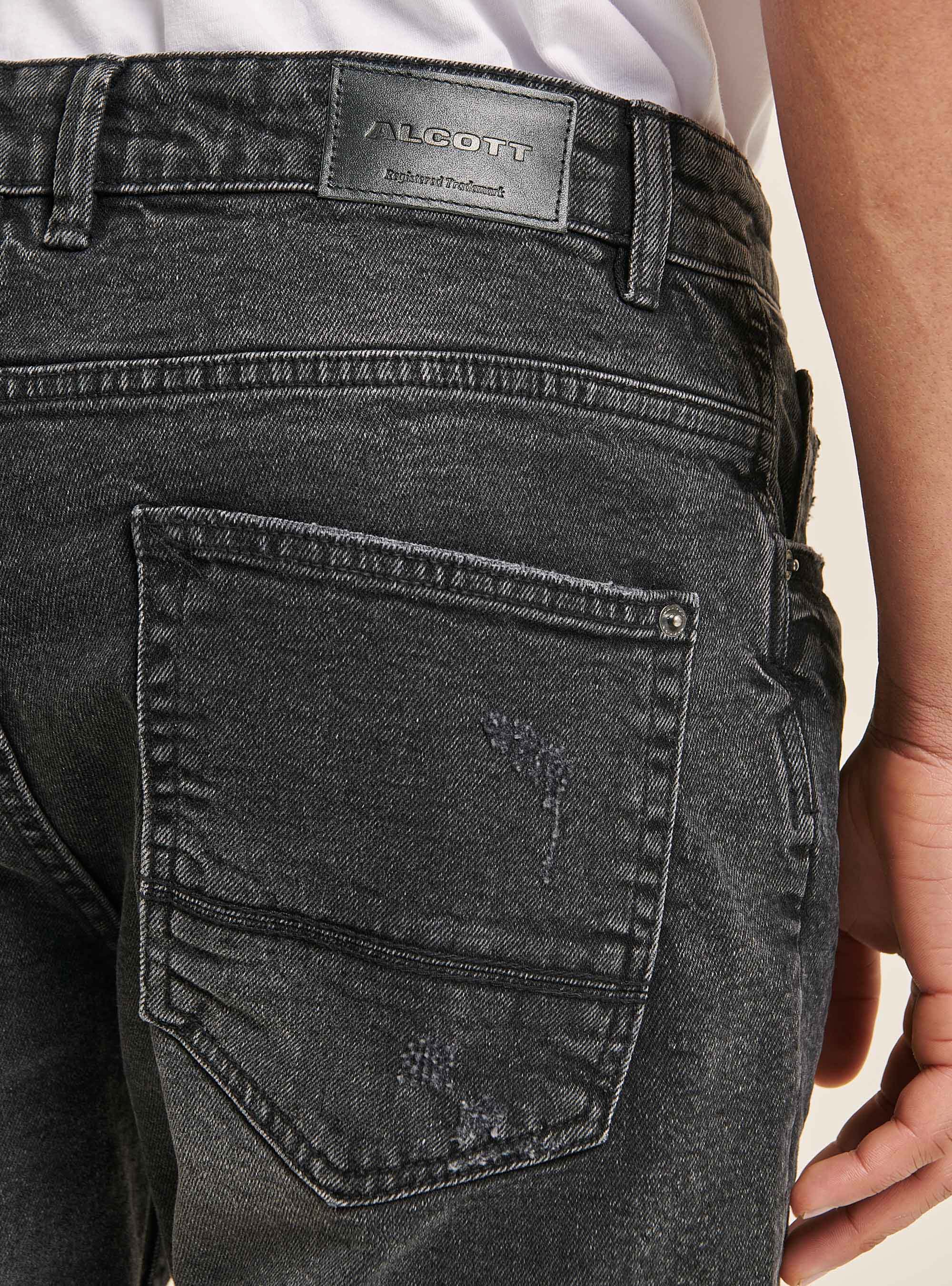 Bermudas aus Cotone Twill Stretch Tinto in Capo, BK1 BLACK