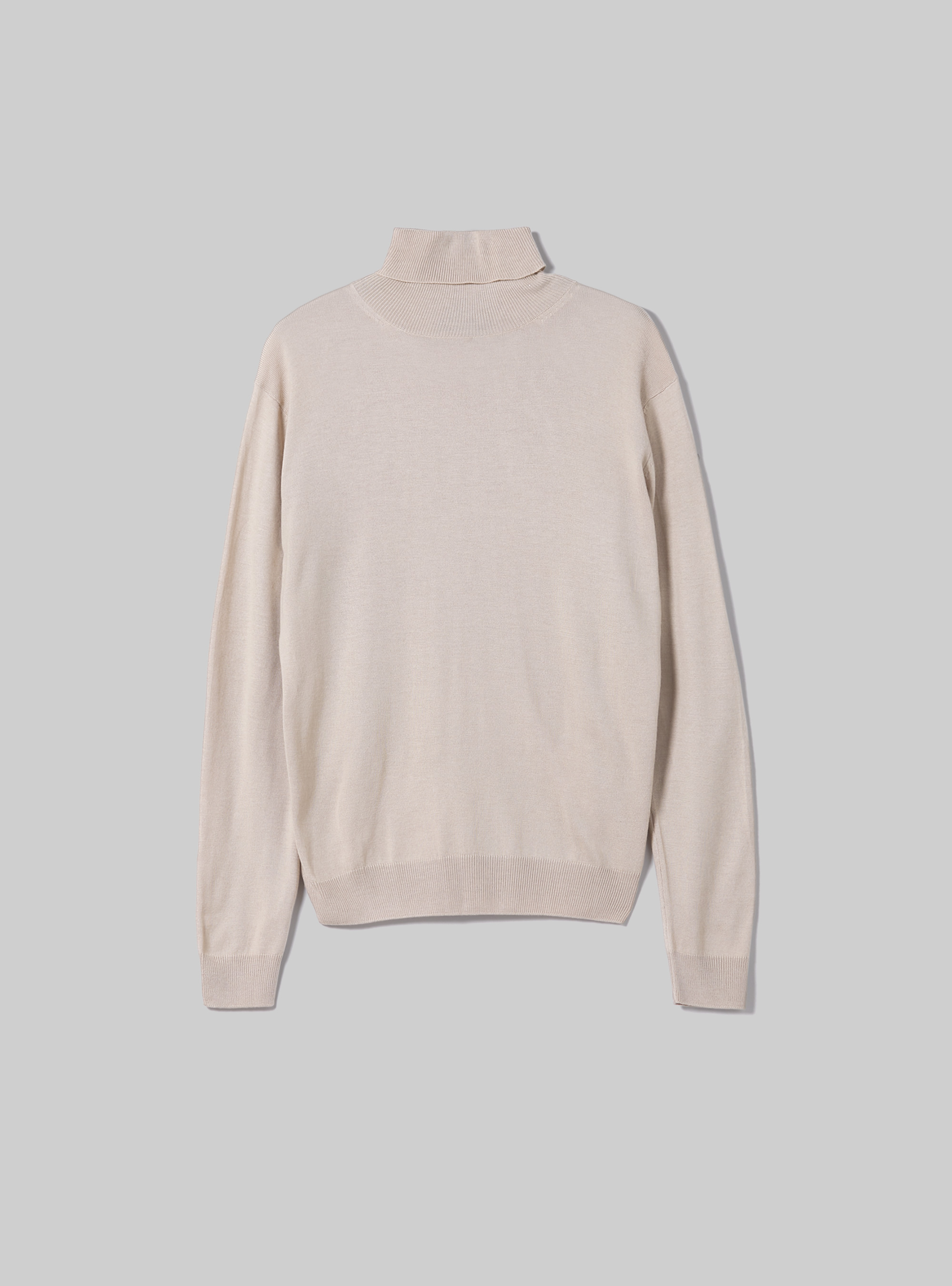 Soft turtleneck pullover, MBG3 BEIGE MEL LIGHT