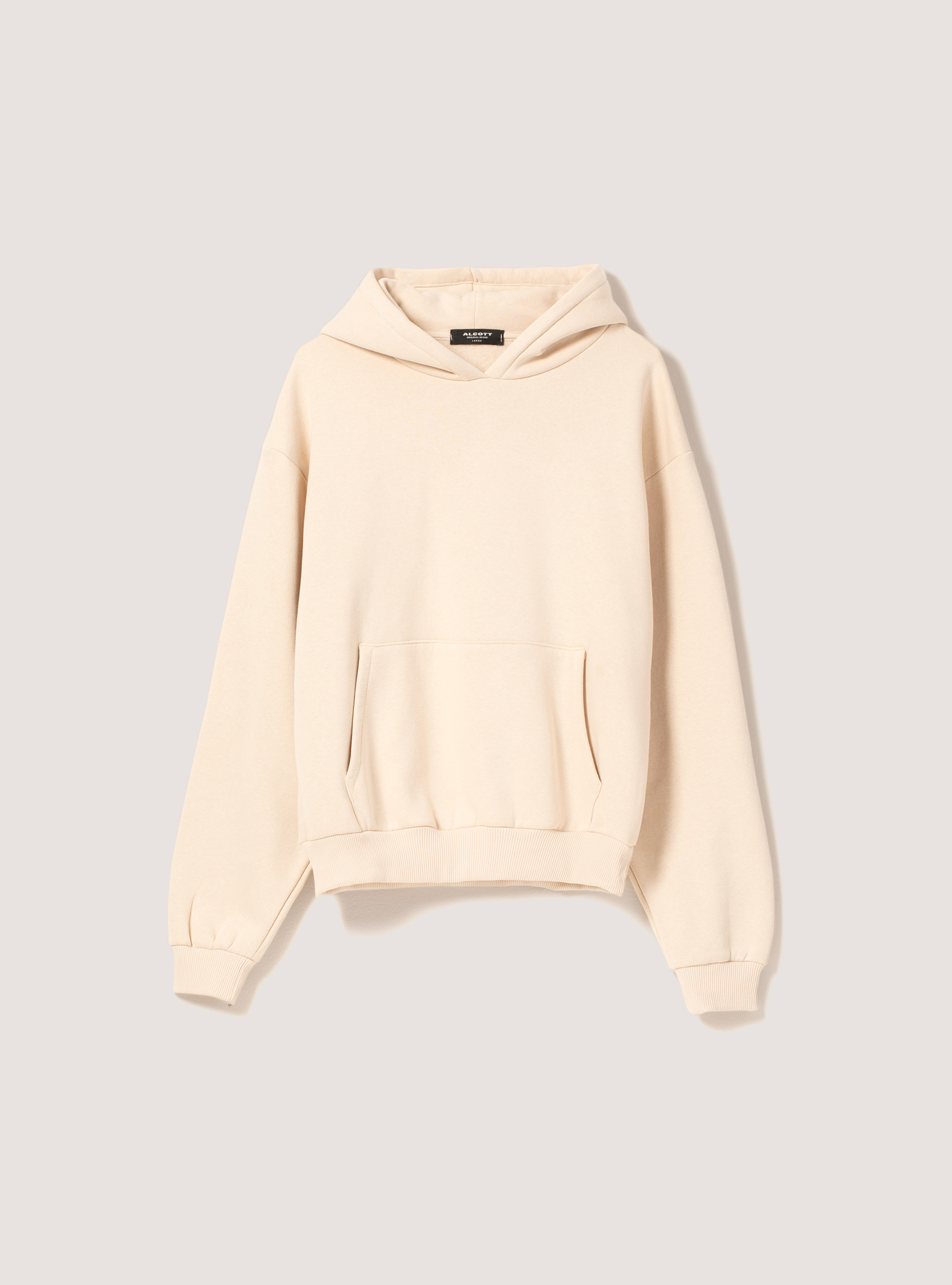 Sweat à capuche boxy fit, WH1 OFF WHITE