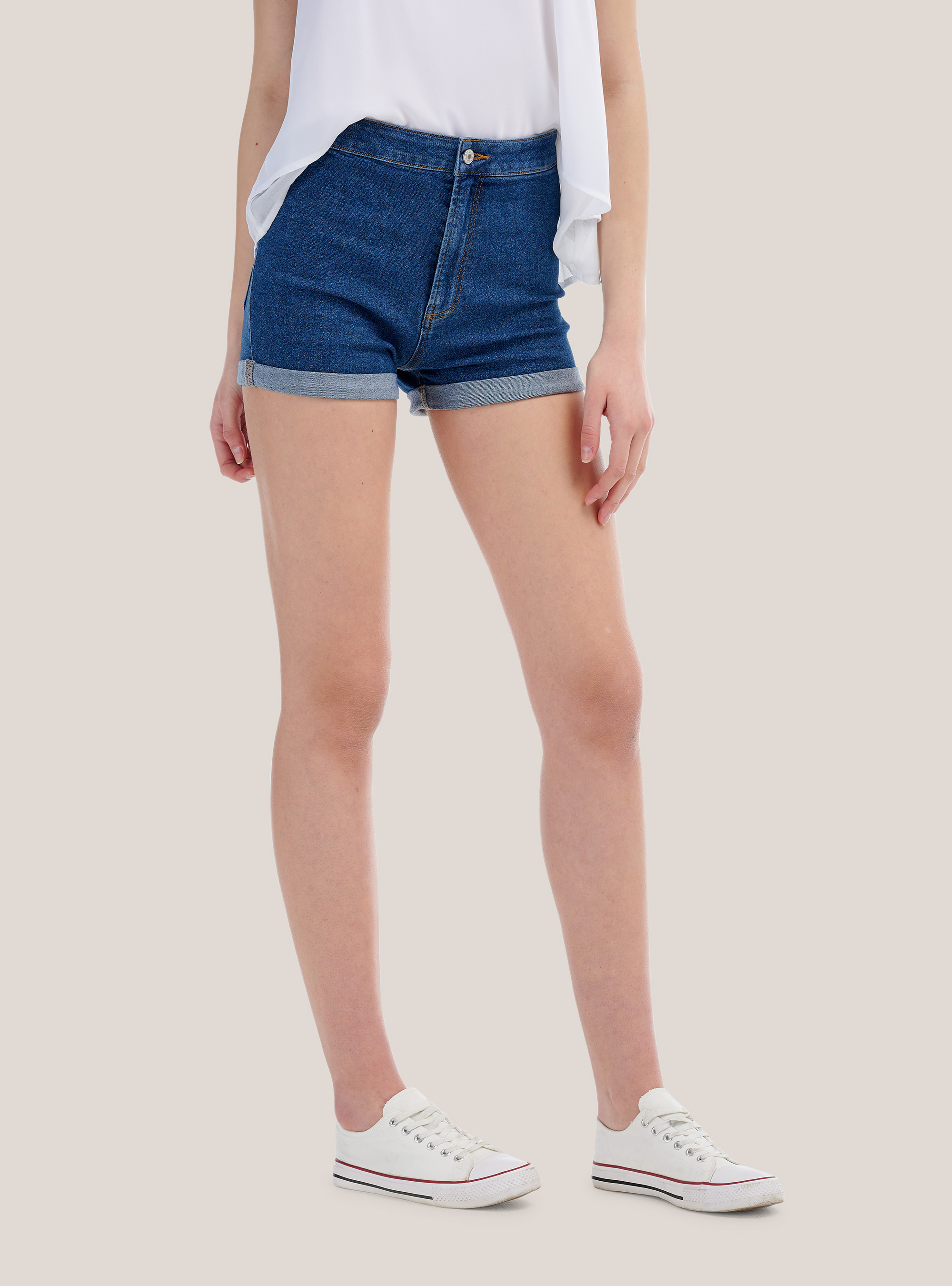 STRIPED SHIRT WITH FRENCH COLLAR, AZURE