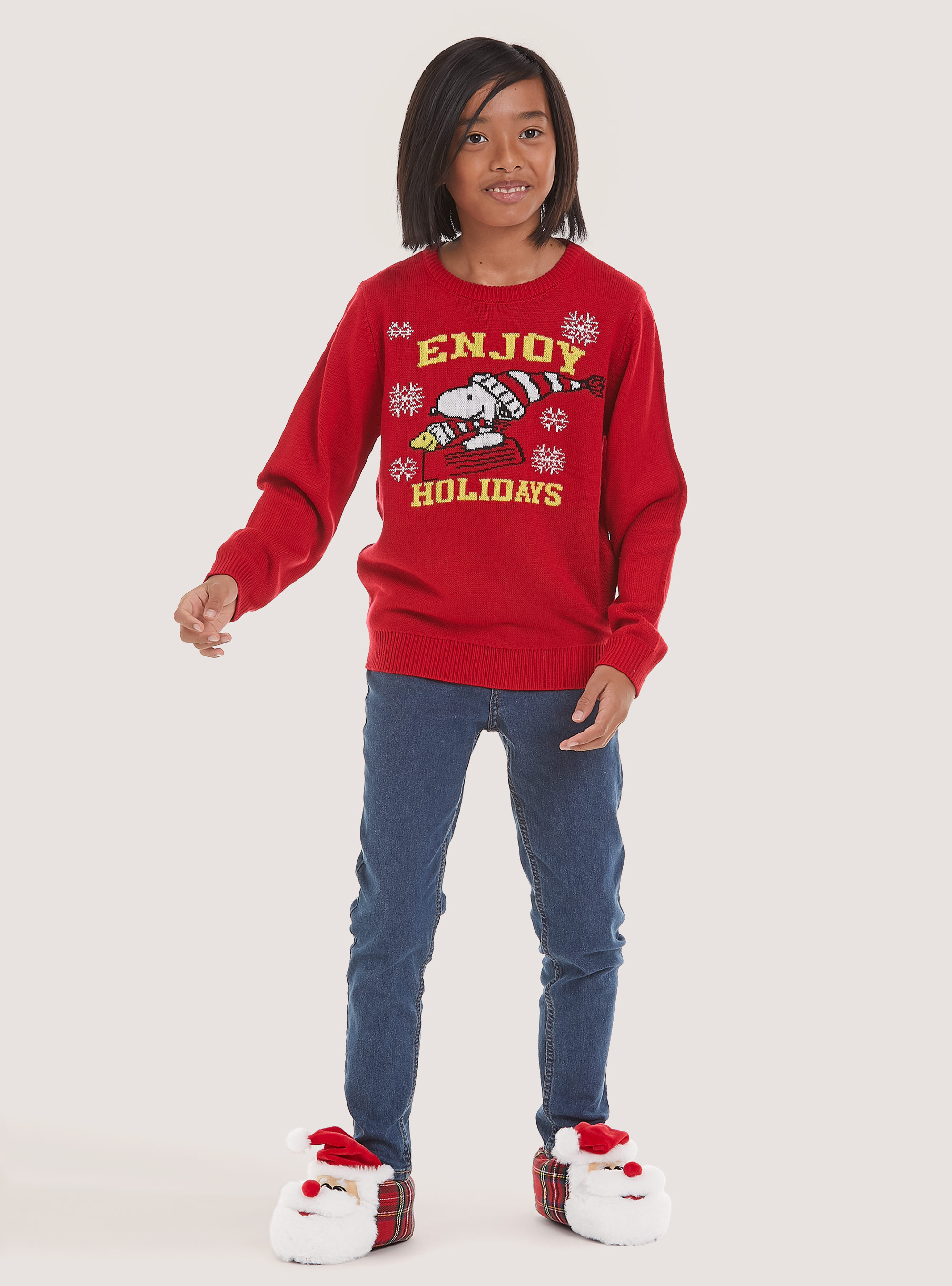Pullover  "snoopy enjoy holiday", RD2 RED MEDIUM