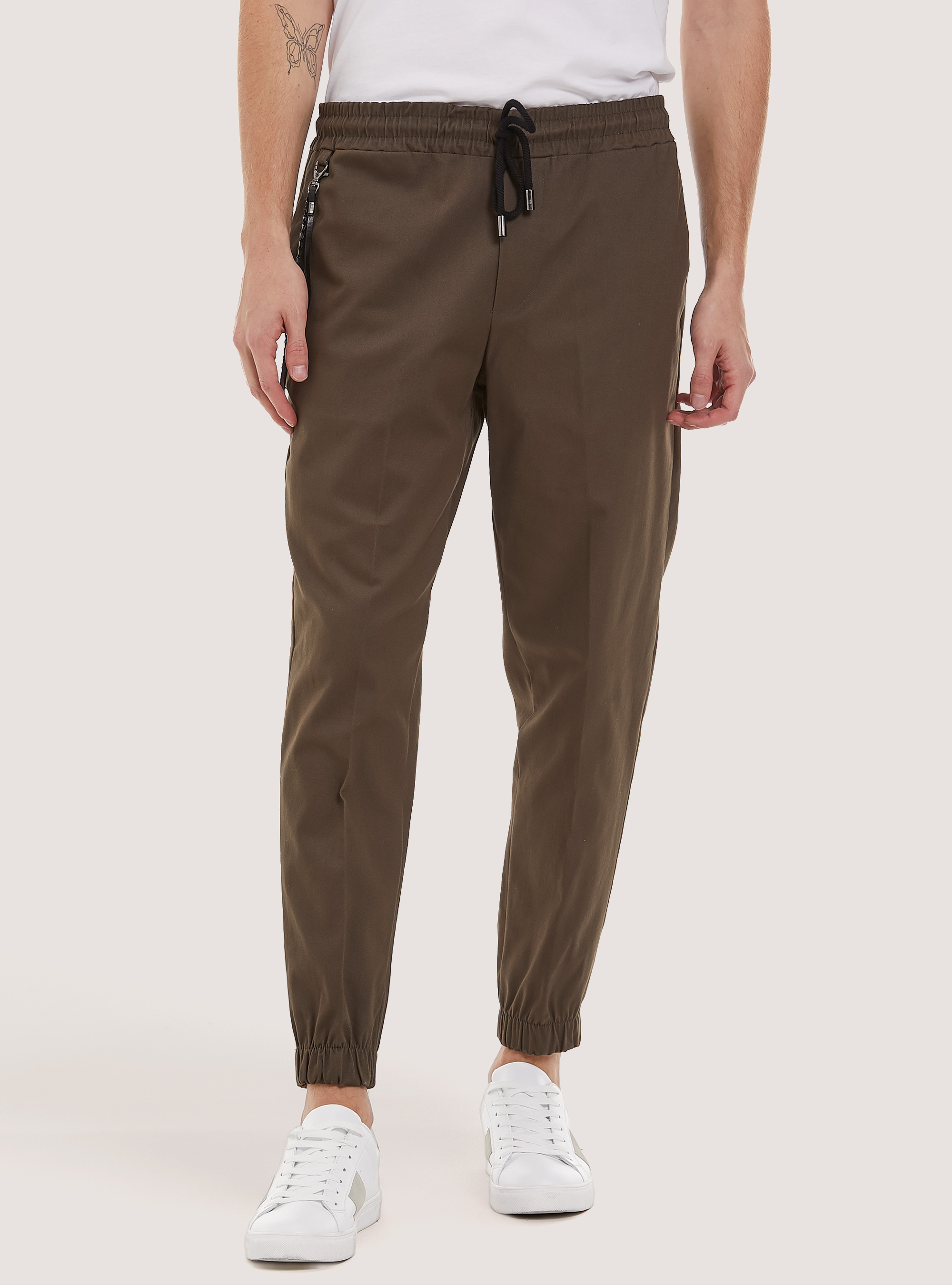 Pantaloni jogger con catena, KY1 KAKY DARK
