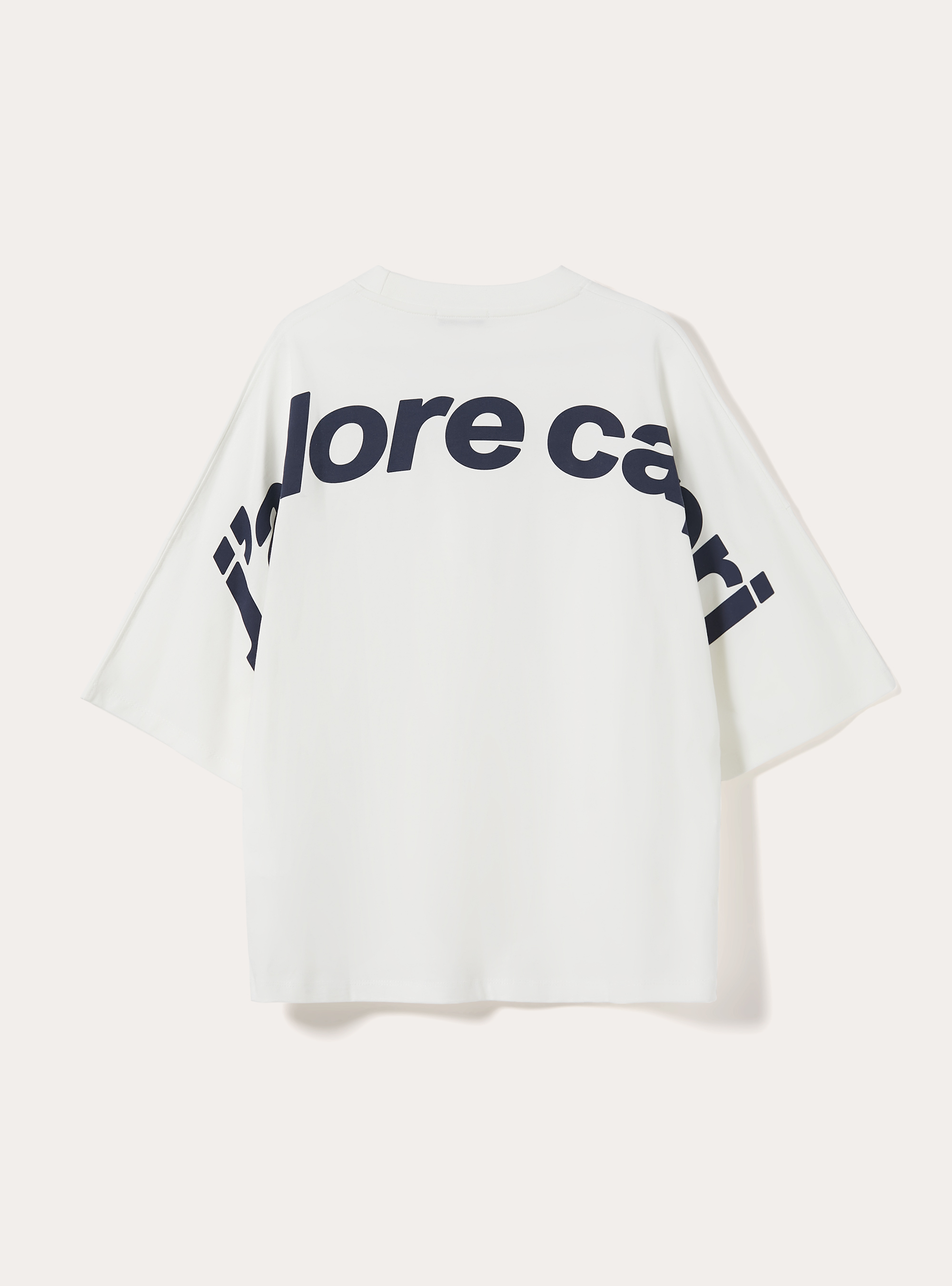 T- shirt base boxy con stampa capri, WH1 OFF WHITE
