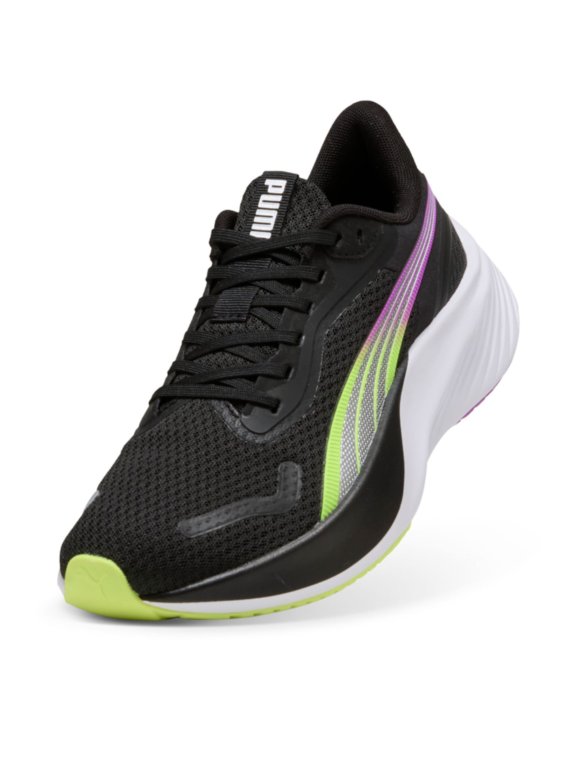 Puma Pounce lite shoes, BLACK/FUXIA B74