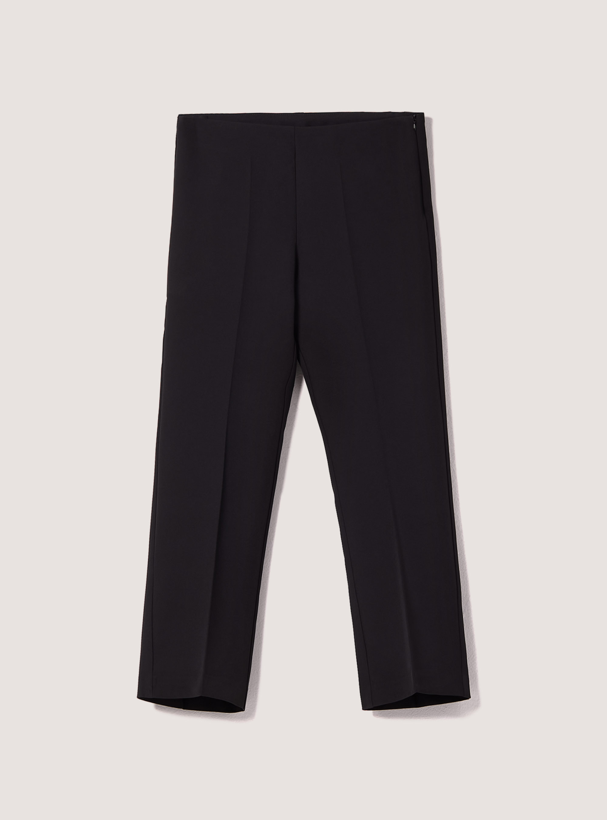 Pantaloni cropped Made in Italy, BK1 BLACK